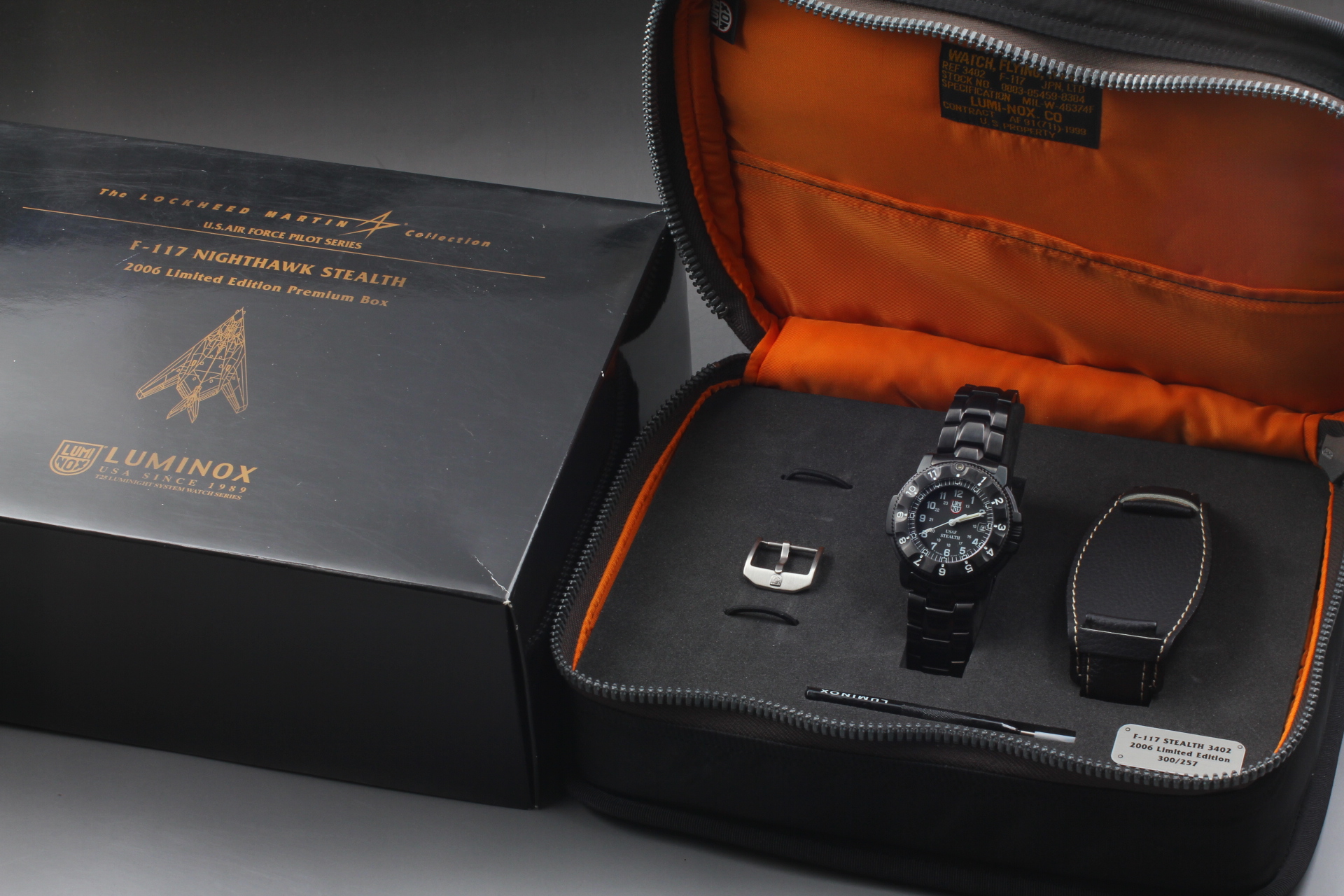 【大放出セール】 Series Luminox ] Paper Box, 3400 Quartz Nighthawk F-117 その他