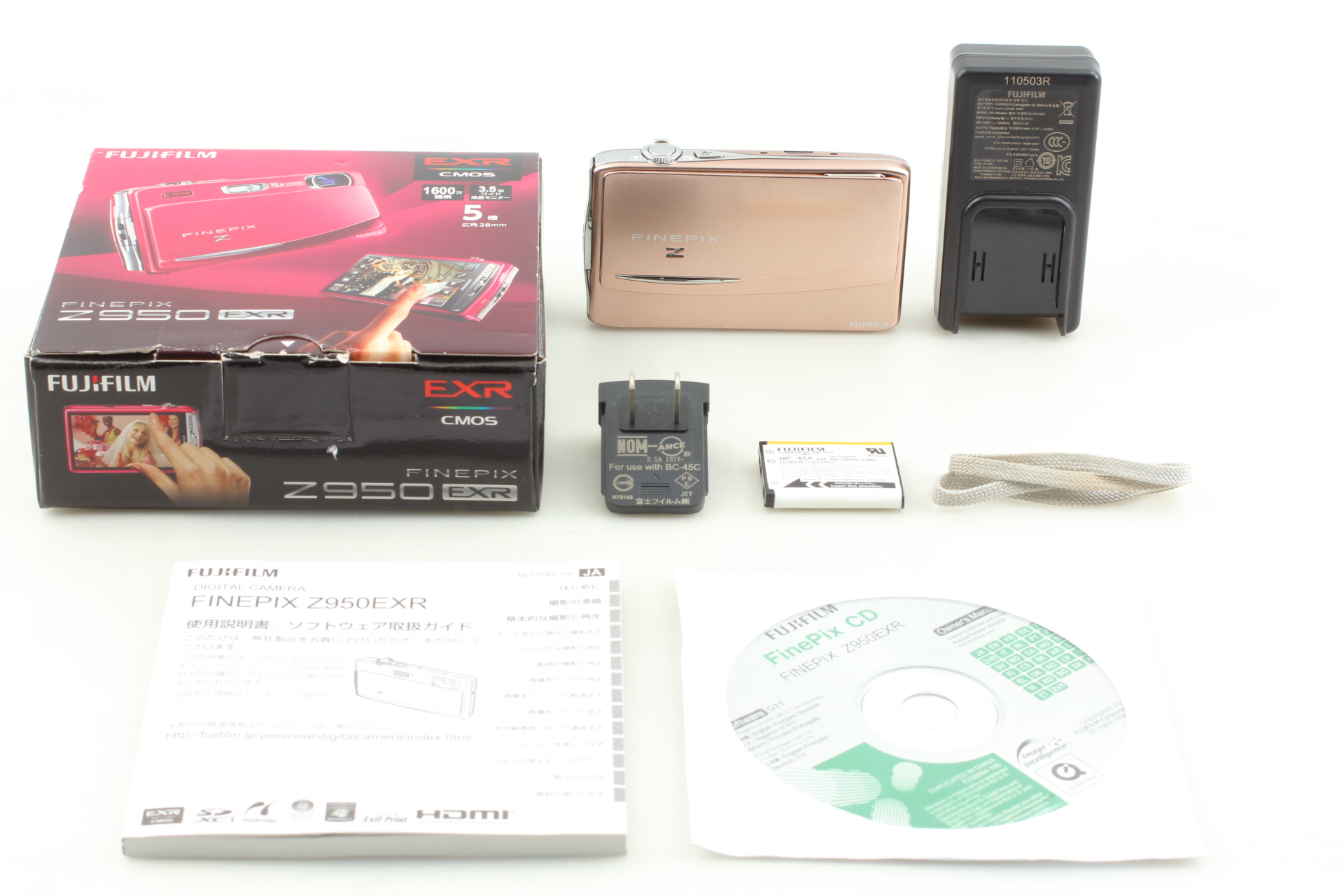 Near MINT] Fujifilm FinePix Z950EXR Pink Gold Compact