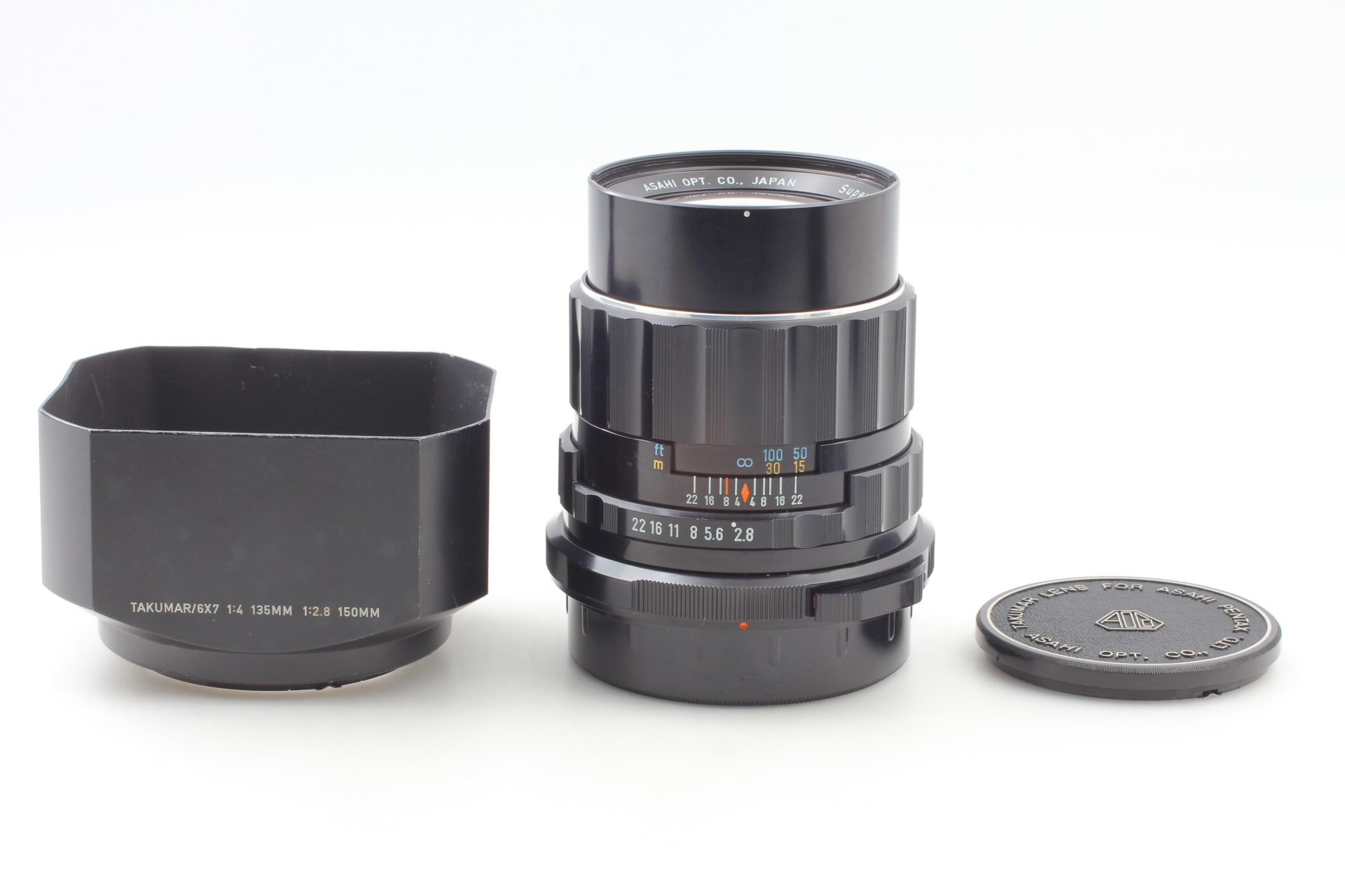 No yellowing [ MINT ] Pentax SMC Takumar 6x7 150mm f2.8 for