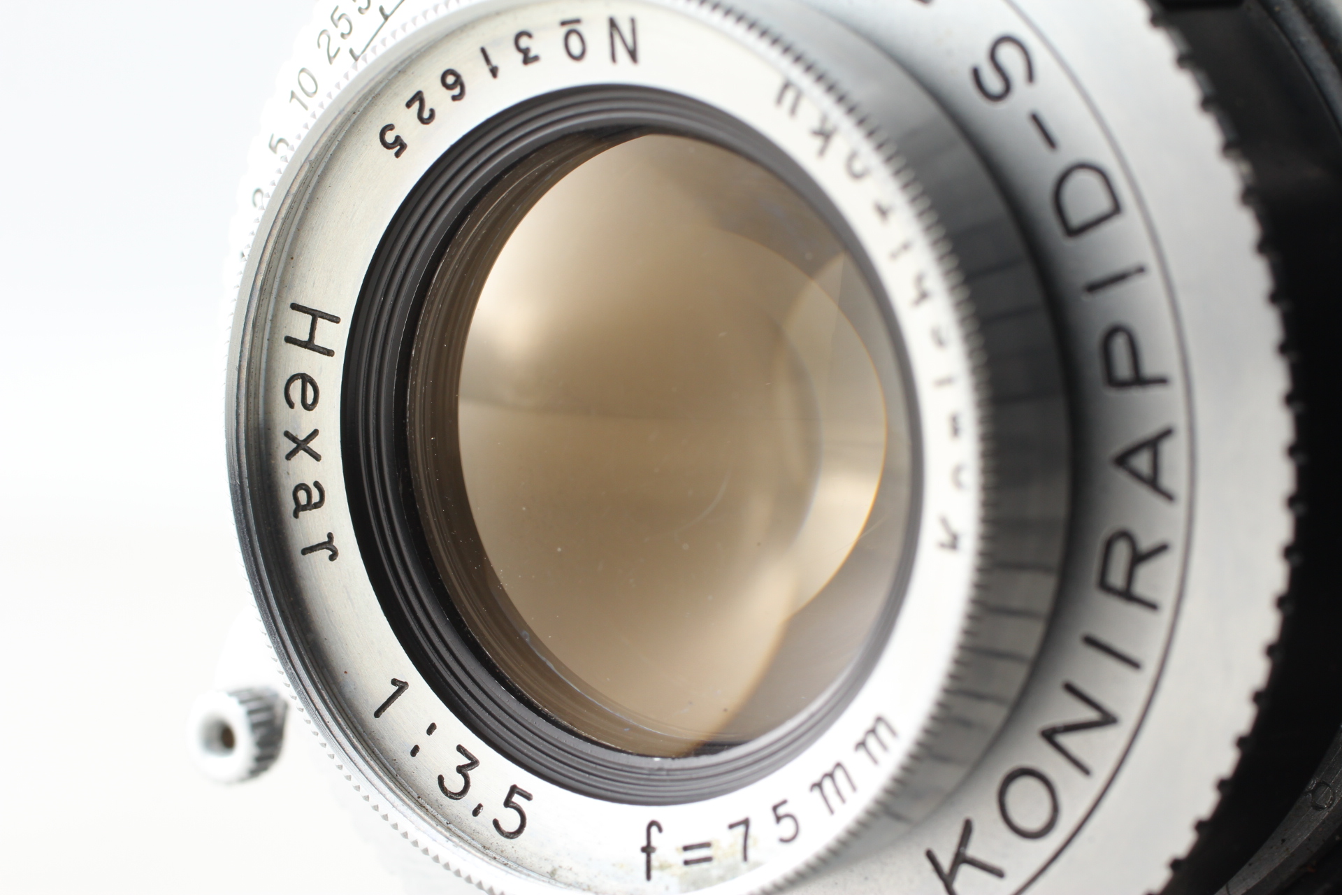 CLA'd [N MINT++] Konica Pearl II Rangefinder 6x4.5 Hexar 75mm f