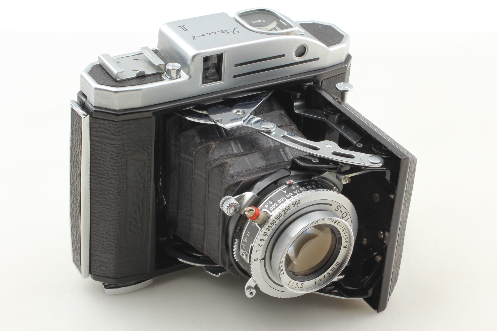 CLA'd [N MINT++] Konica Pearl II Rangefinder 6x4.5 Hexar 75mm f
