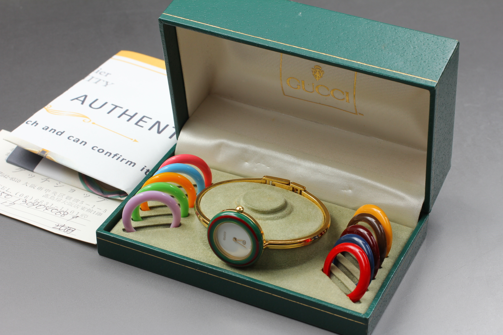Gucci Change Bezel 11/12 11Colors Watch ( About 16-16.5cm