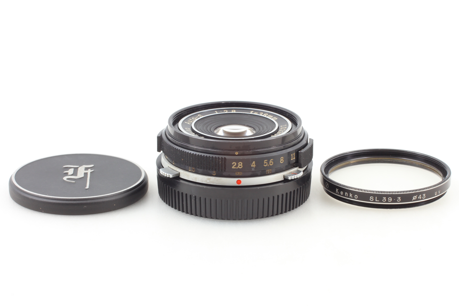 Exc+5] Olympus E.Zuiko Auto-S 38mm F2.8 Pancake Lens for Pen