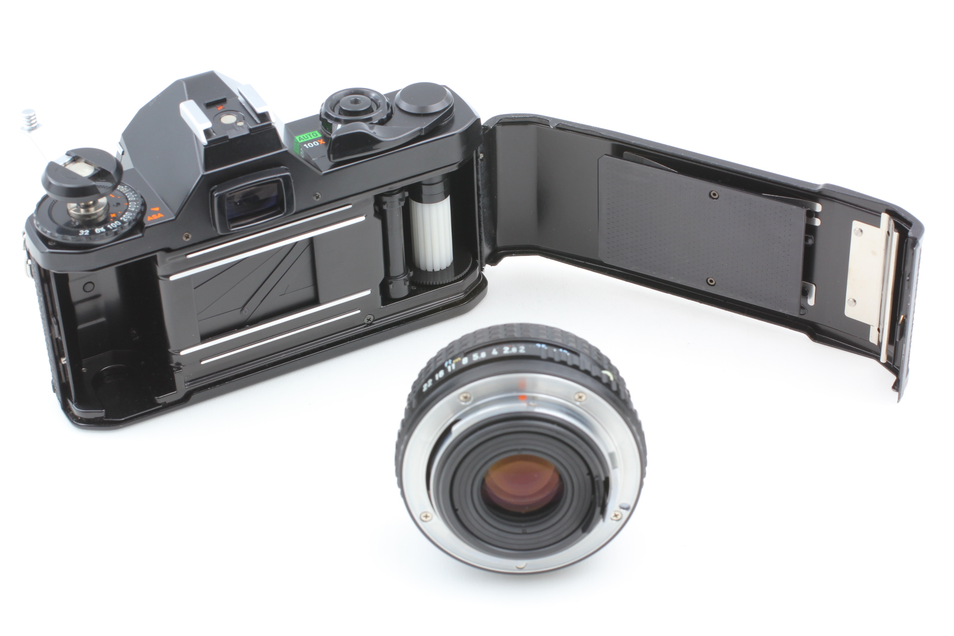 Exc+5] Pentax MV-1 35mm SLR Film Camera body SMC M 50mm F2