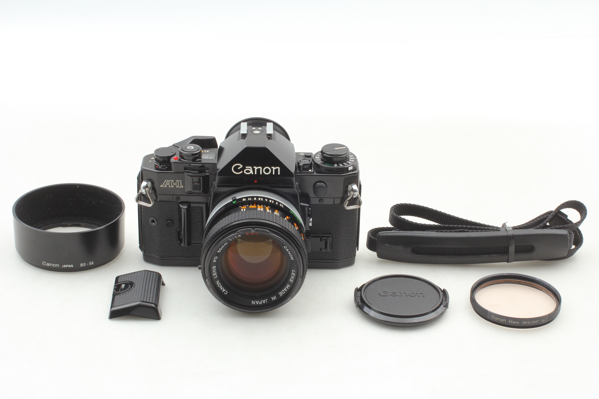 Near MINT] Canon A-1 A1 35mm SLR Film Camera FD 50mm f/1.4