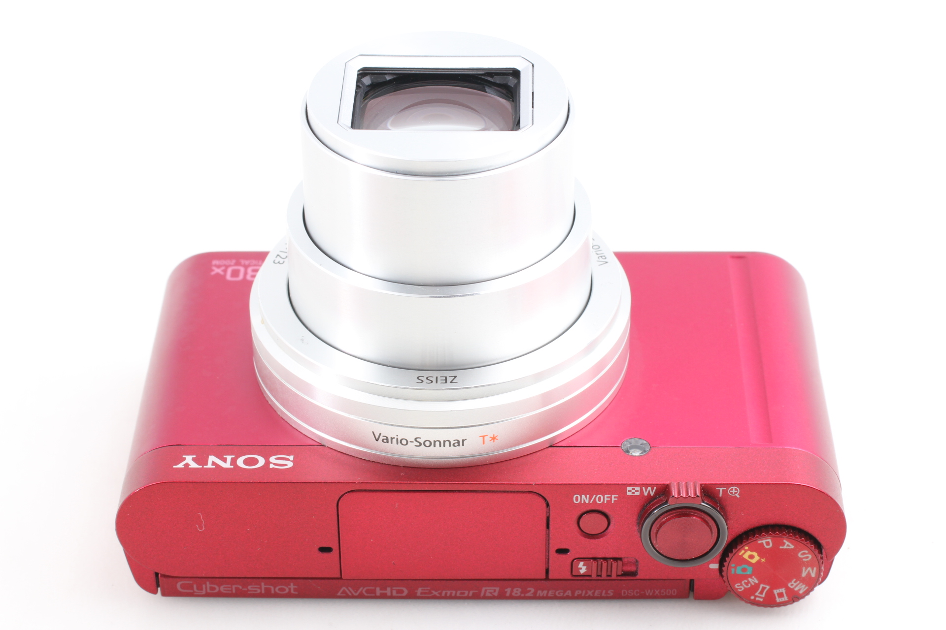 Sony Cybershot DSC-WX500 Red 18.2MP Compact Digital Camera