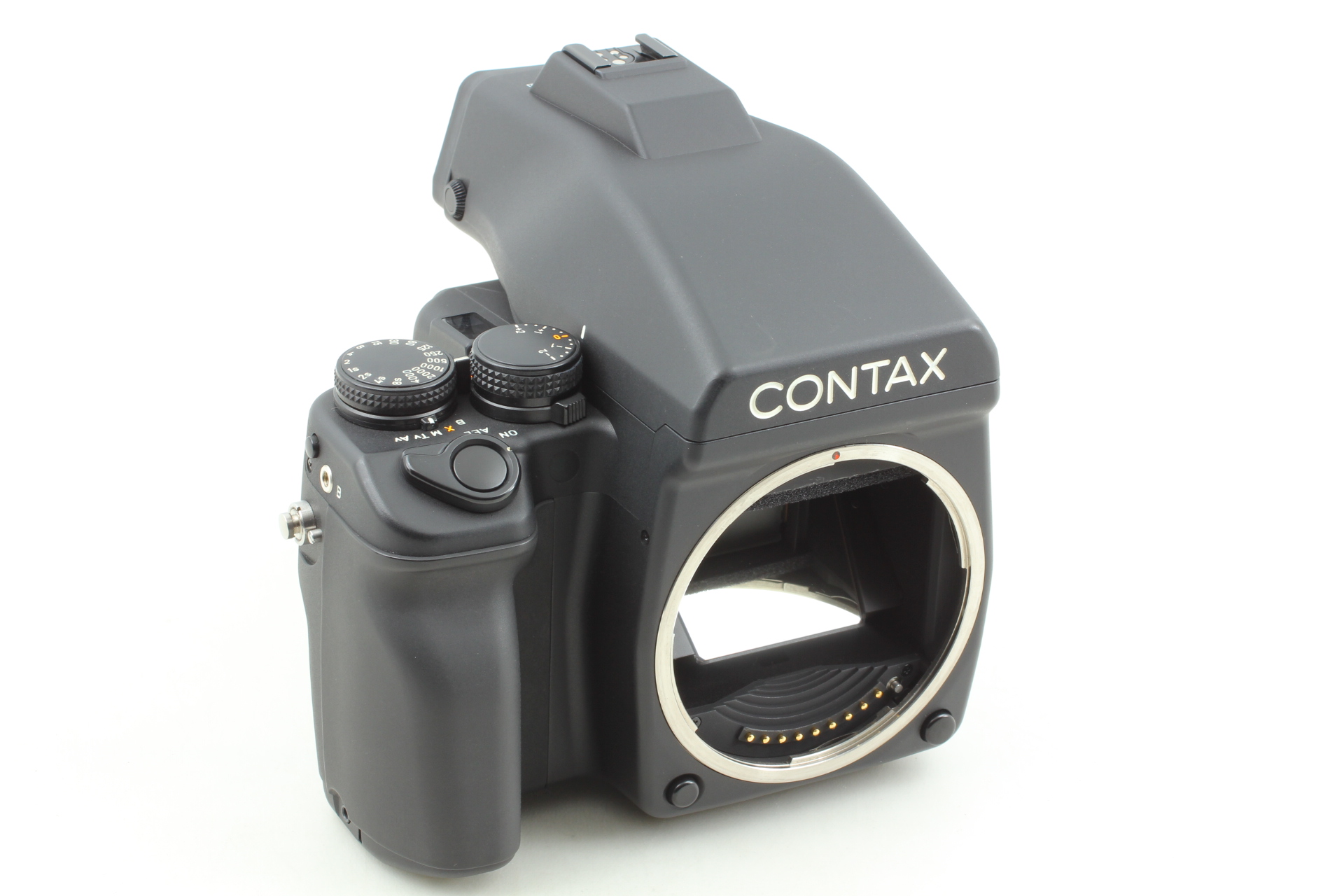 フィルムカメラ CONTAX 645 120/220 MFB-1A Contax 645 Film Camera MF-1 AE MFB-1A 120 220 AE Finder [Top