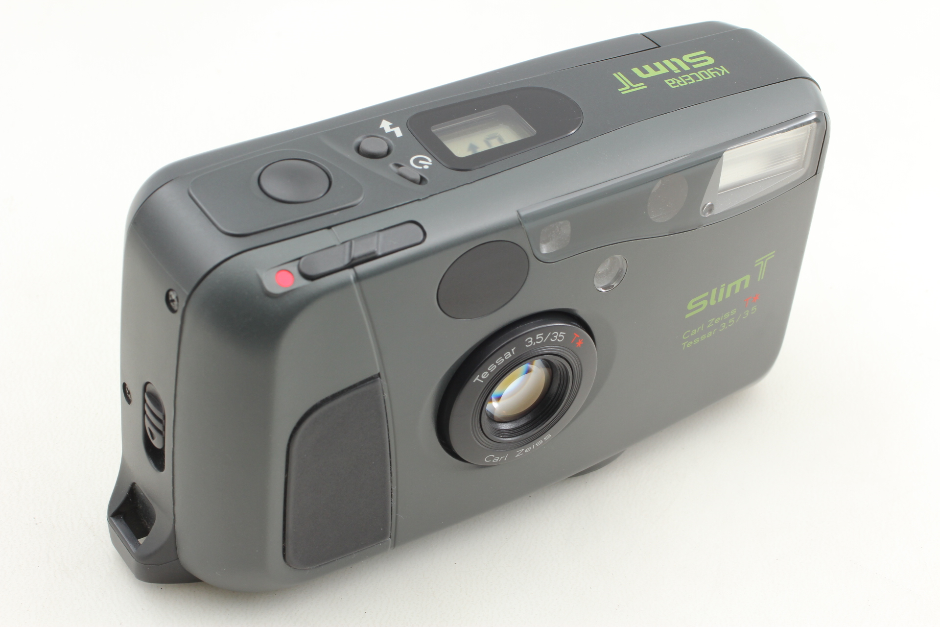 kyocera slim t 。　　 Q926 Top MINT w/ Case Strap ] Kyocera Slim T Yashica T4 35mm Film
