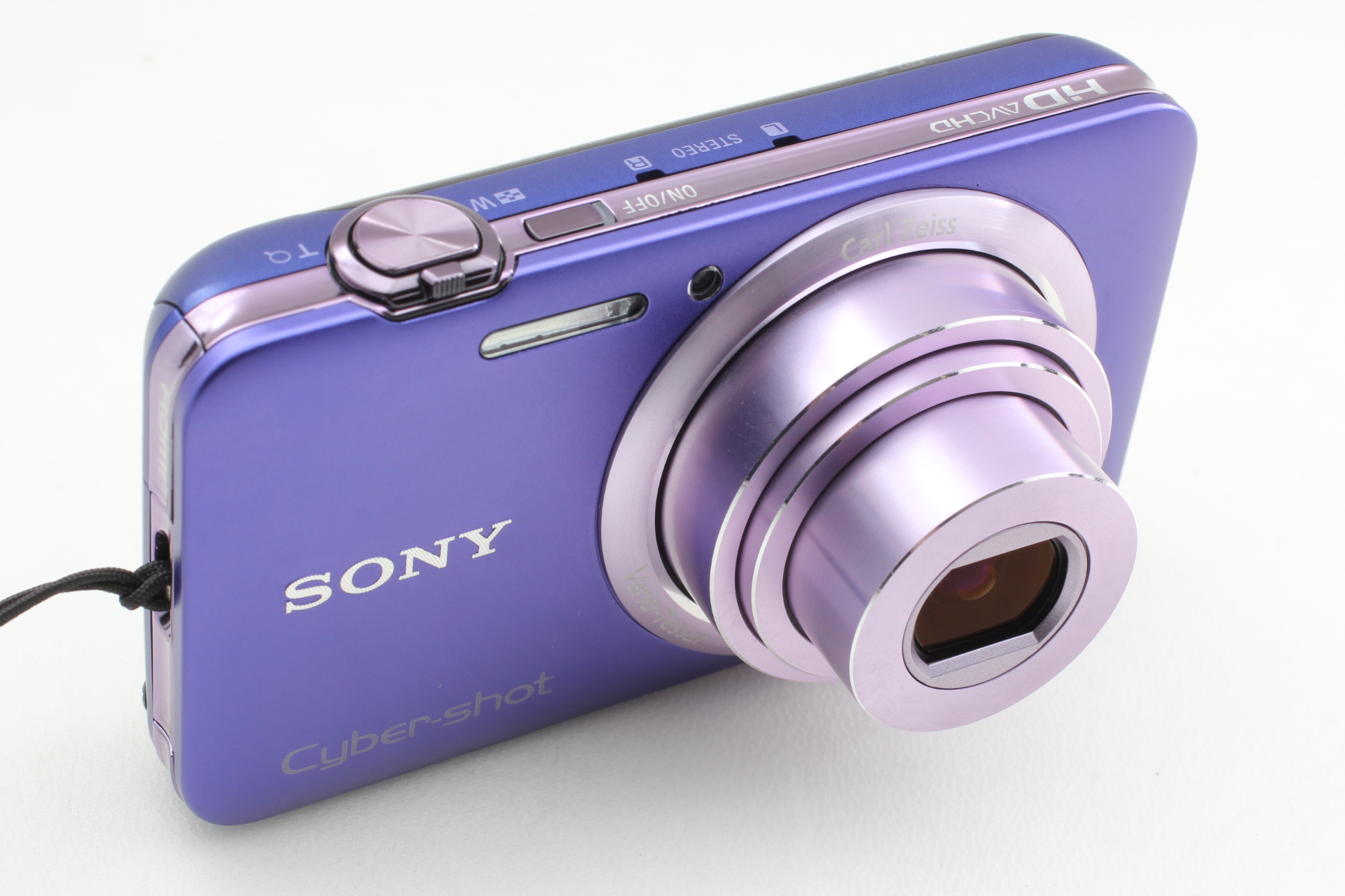 Sony Cybershot DSC-WX7 Purple Compact Digital Camera [Top