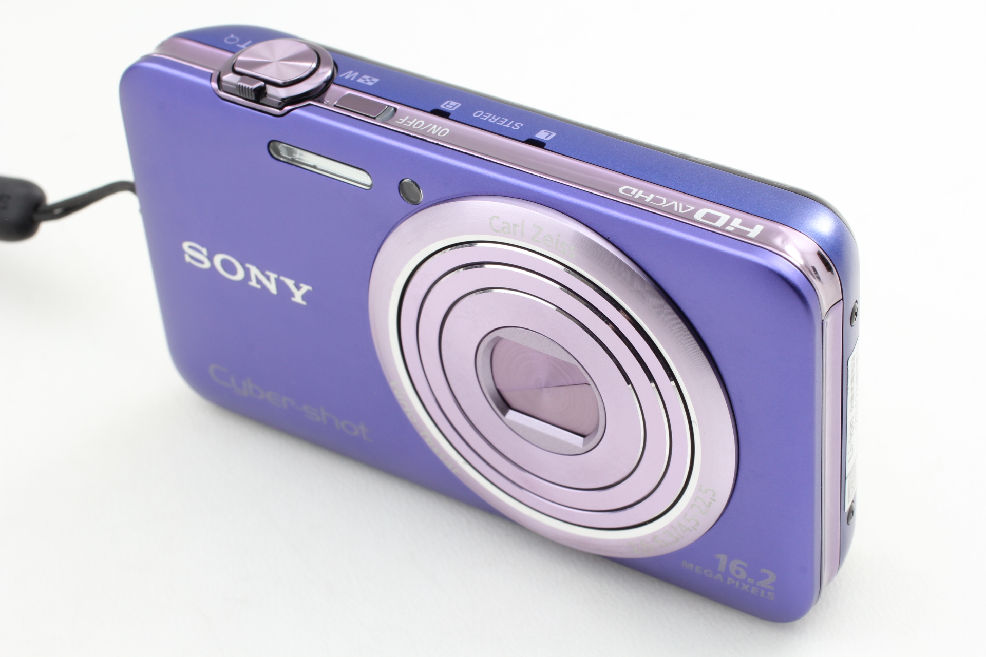 Sony Cybershot DSC-WX7 Purple Compact Digital Camera [Top