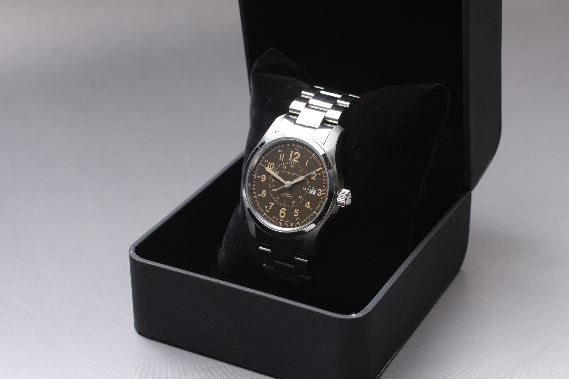 Hamilton Khaki Field H706050 Automatic Stainless Steel Brown Men's