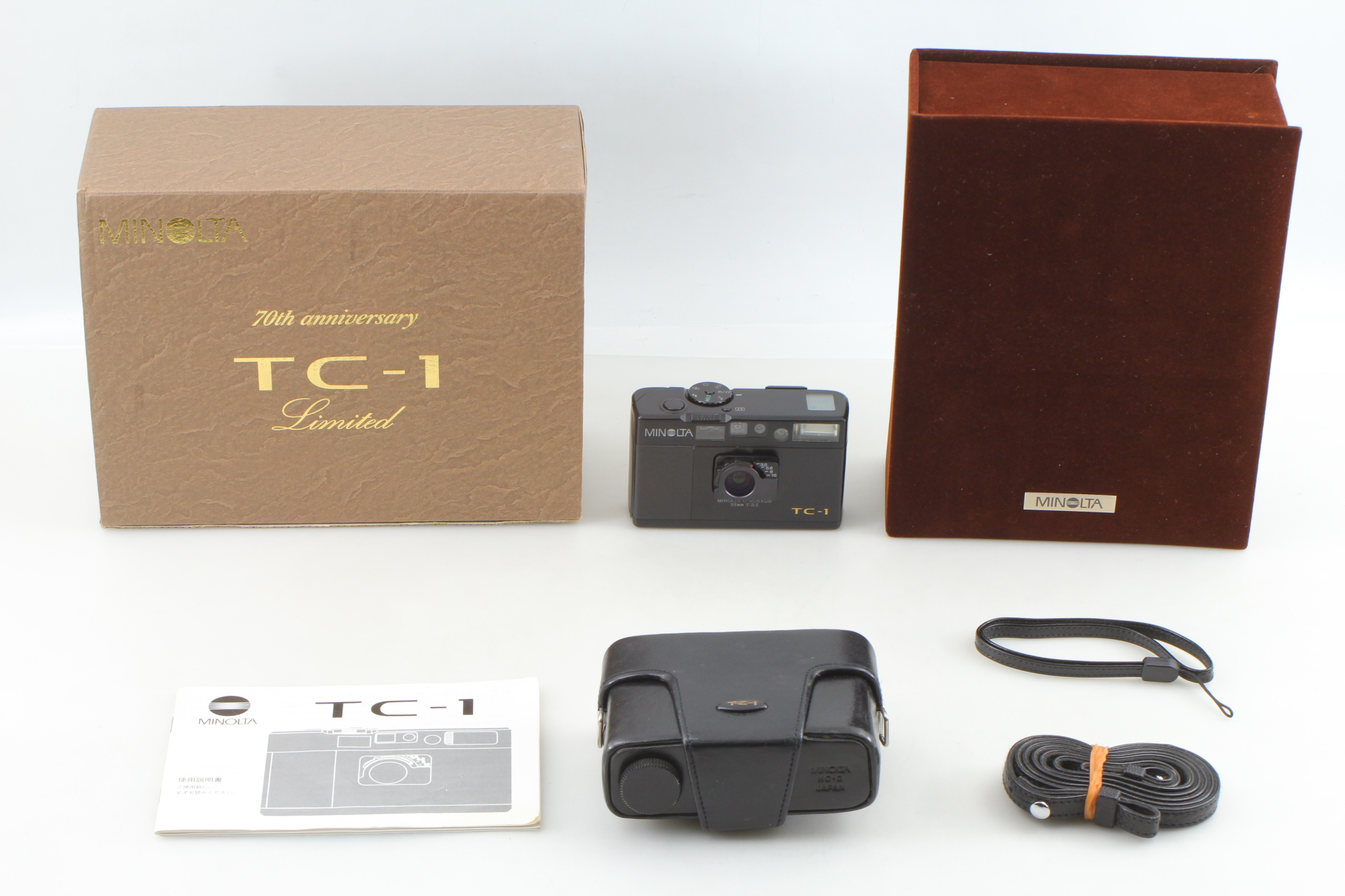 Near MINT] Minolta TC-1 Limited 70th Limited Black 35mm Film