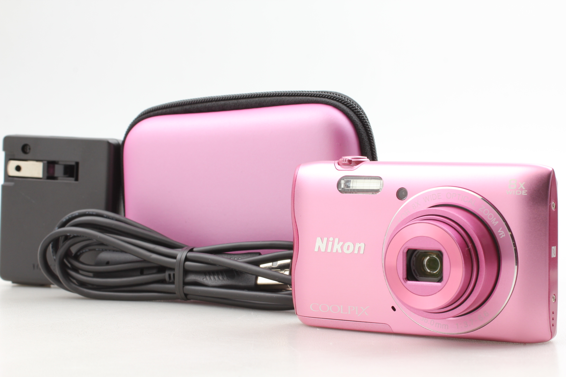 美品　Nikon COOLPIX A300 PINK N MINT] Nikon Digital Camera Coolpix A300 Pink 20MP (Disp