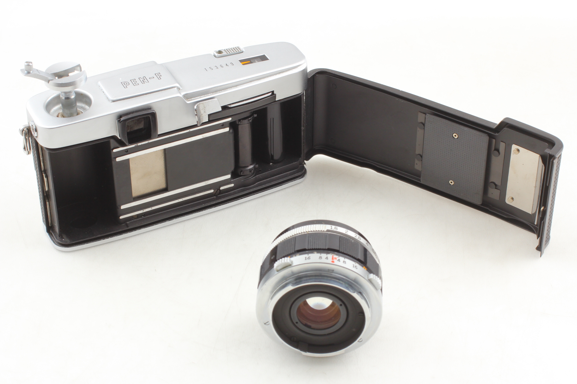 Near MINT] Olympus Pen F Half Frame Camera F.Zuiko Auto-S 38mm f1