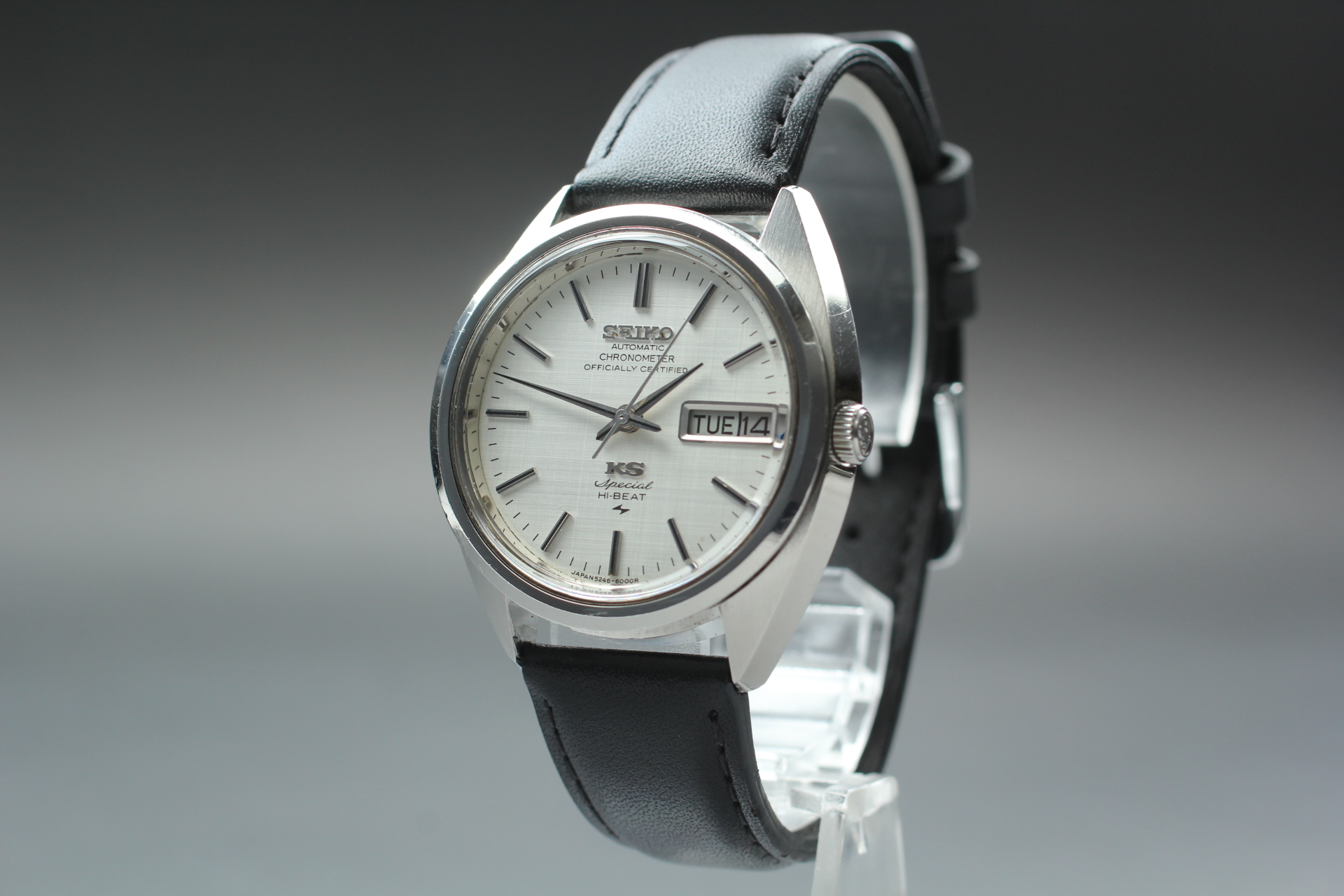 OH済み　SEIKO KS KingSeiko AT 5246-6000 Seiko KS chronometer Special automatic 5246-6000 hi beat