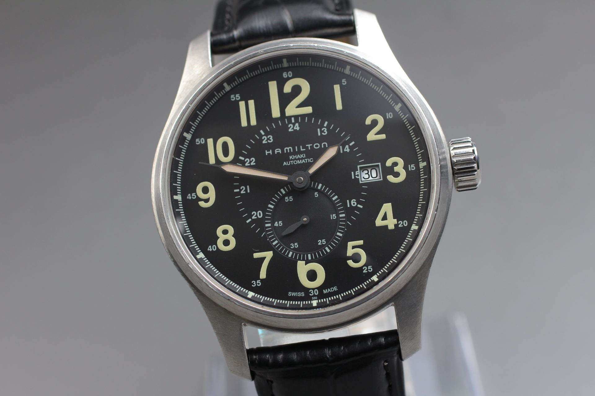 時計 HAMILTON KHAKI FIELD OFFICER H706550 Hamilton Khaki Field Officer H706550 Automatic Black Dial