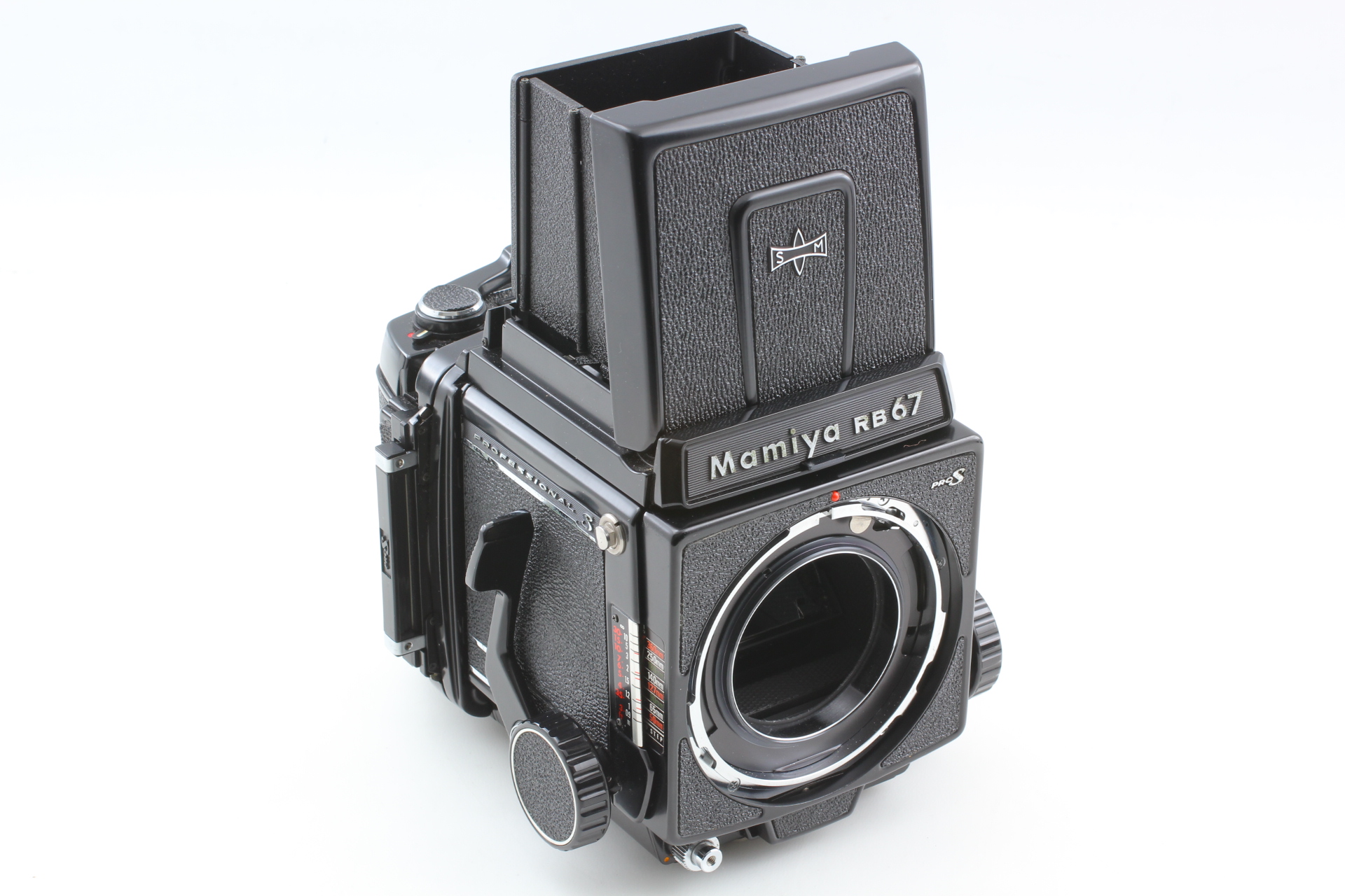 Almost MINT] MAMIYA RB67 PRO S w/ SEKOR 65mm f/4.5 Lens + 120 Film