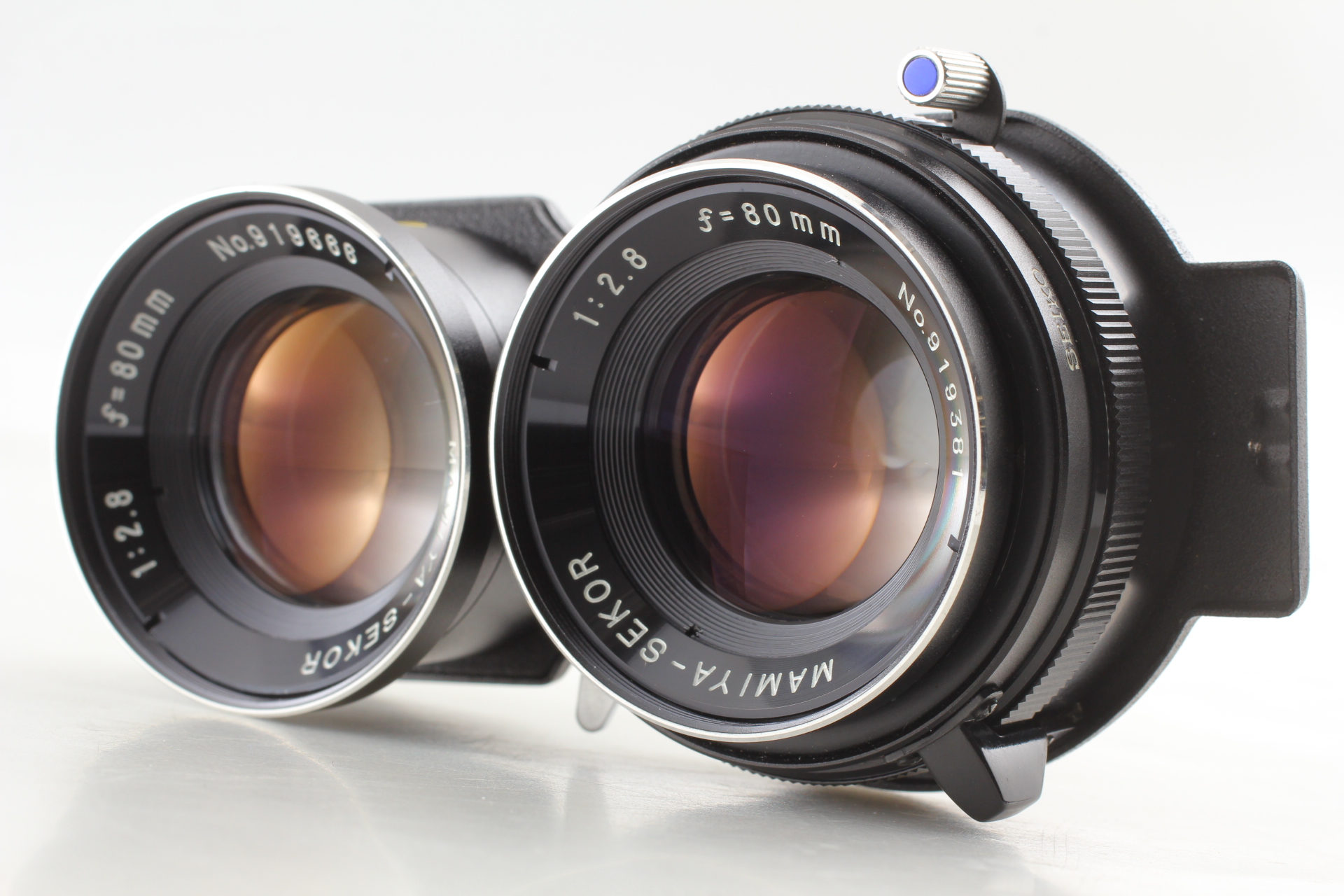 Pro F Blue Dot [Near MINT w/Case] Mamiya C330 TLR Film Camera 80mm