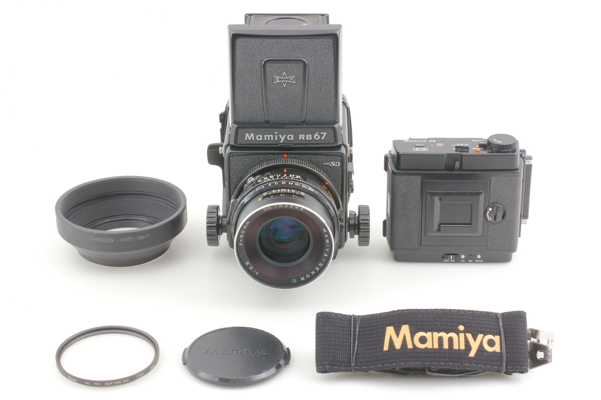 MINT w/ Strap] Mamiya RB67 Pro SD Sekor C 90mm f3.8 6x8 120