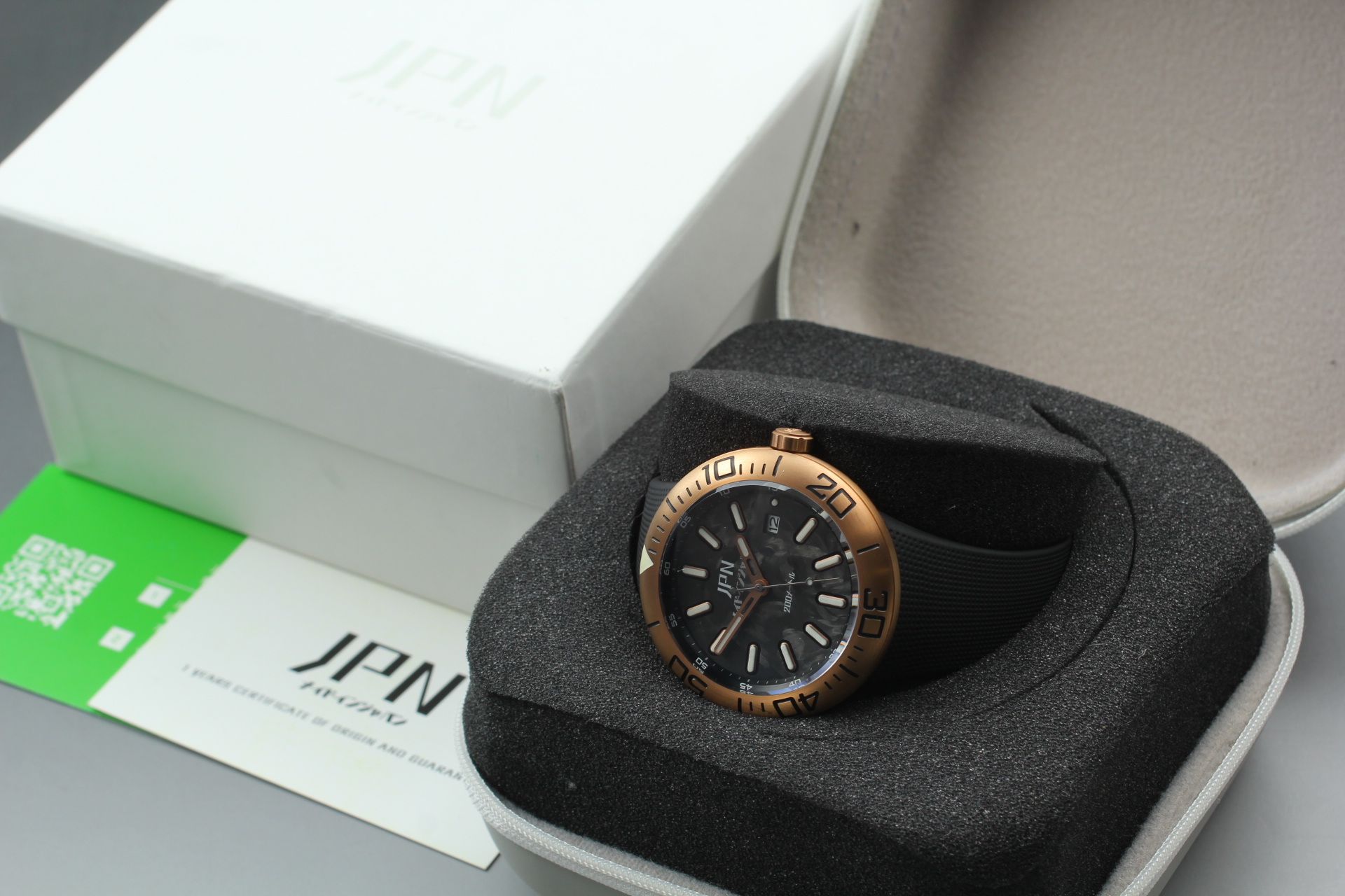 Box, Paper ] JPN Shinkai JPNW-002CRG Titanium Auto Qz Men