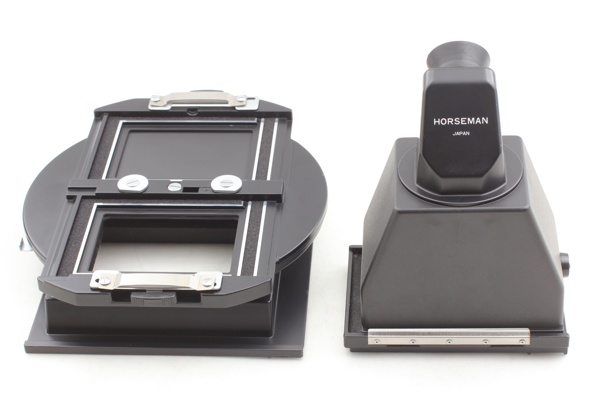 MINT] Horseman Angle View Finder w/ Ground Glass Rotary Adapter