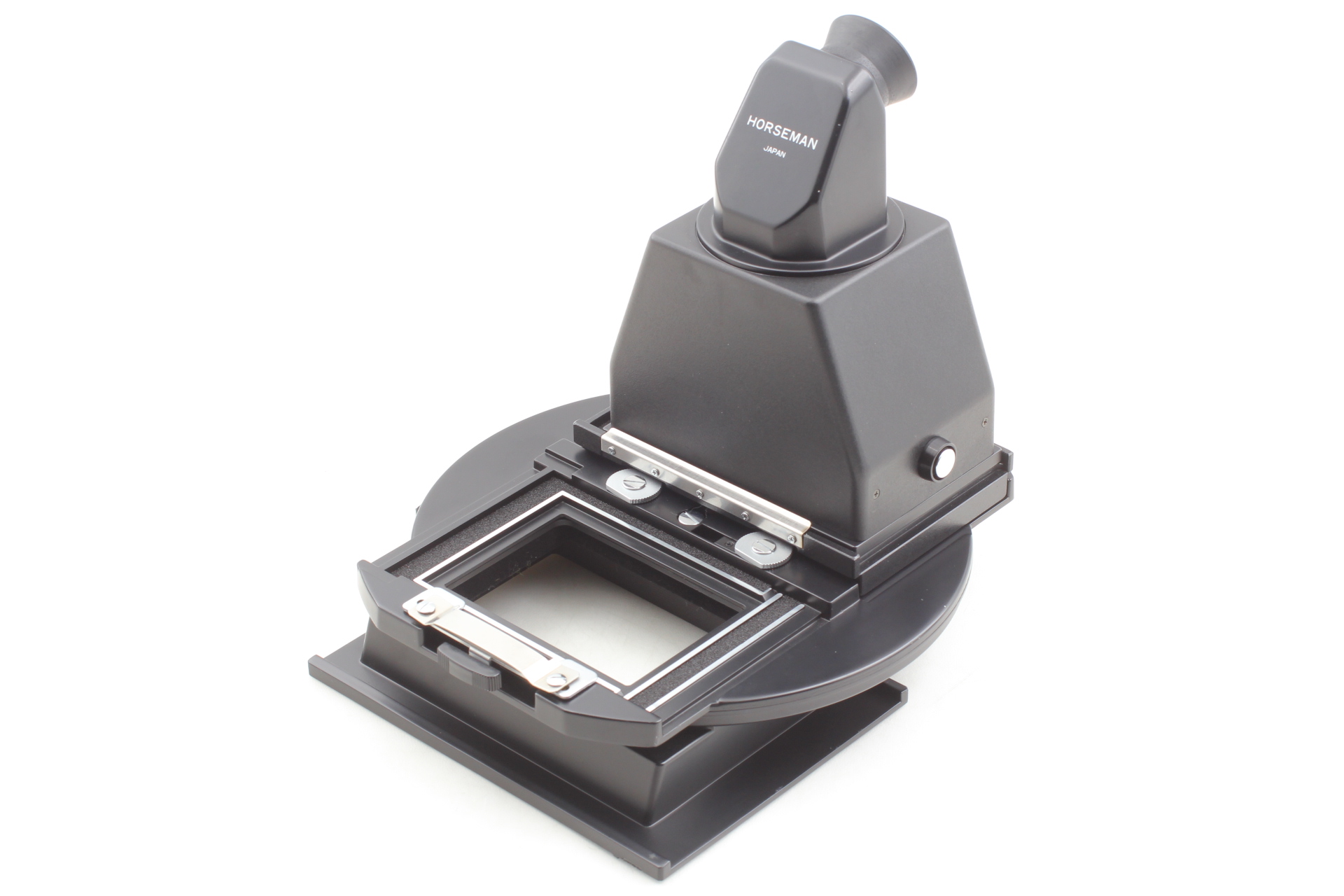 MINT] Horseman Angle View Finder w/ Ground Glass Rotary Adapter