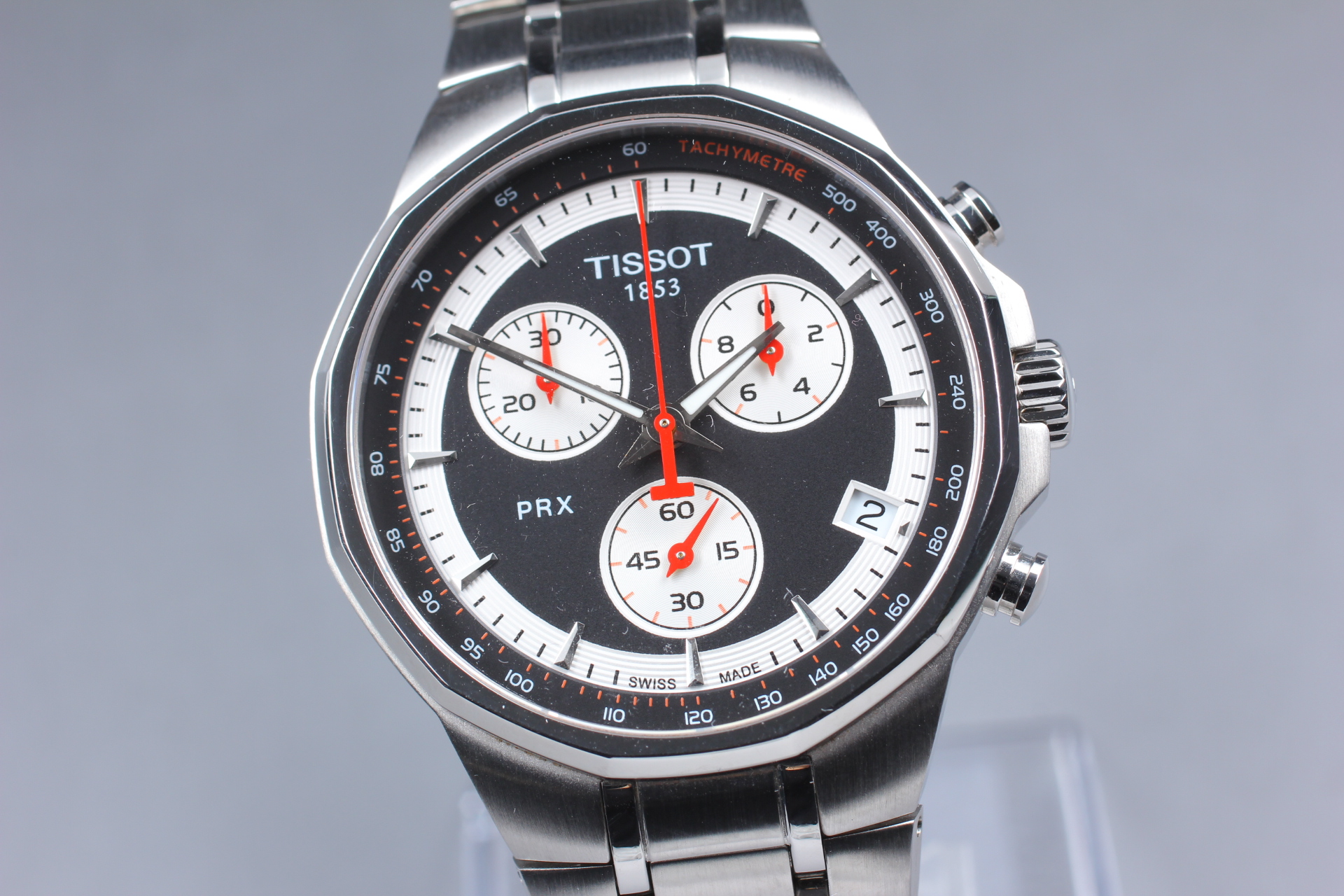 Box, Paper ] TISSOT PRX Chronograph T077417A Sapphire Crystal