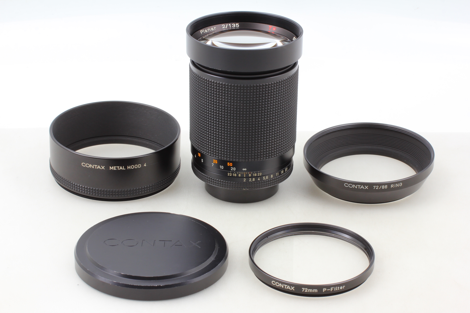 Near MINT ] Contax Carl Zeiss Planar T* 135mm f/ 2 AEG Lens C/Y