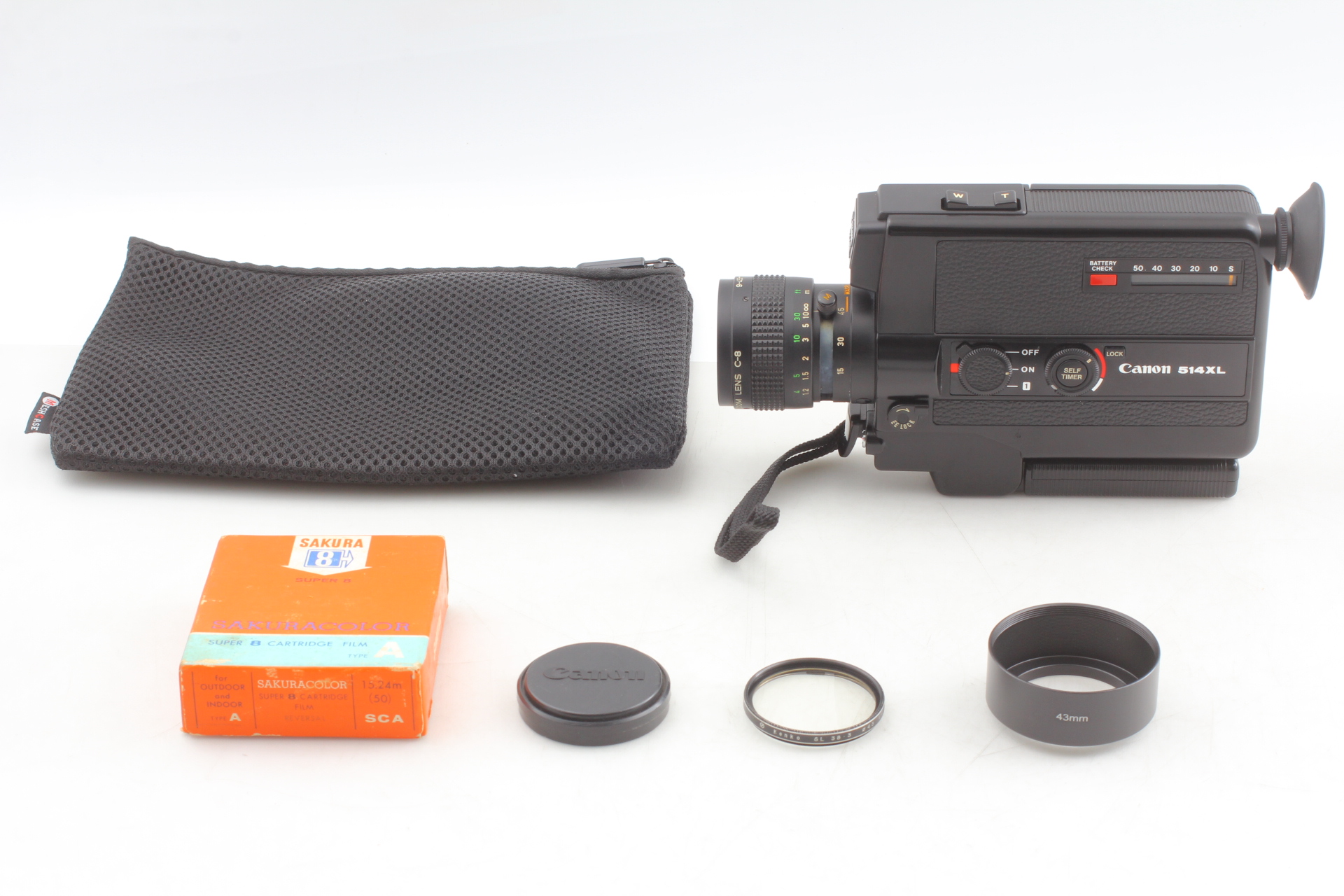 Near MINT] All Works Canon 514XL 9-45mm f1.4 Super 8mm Movie Film
