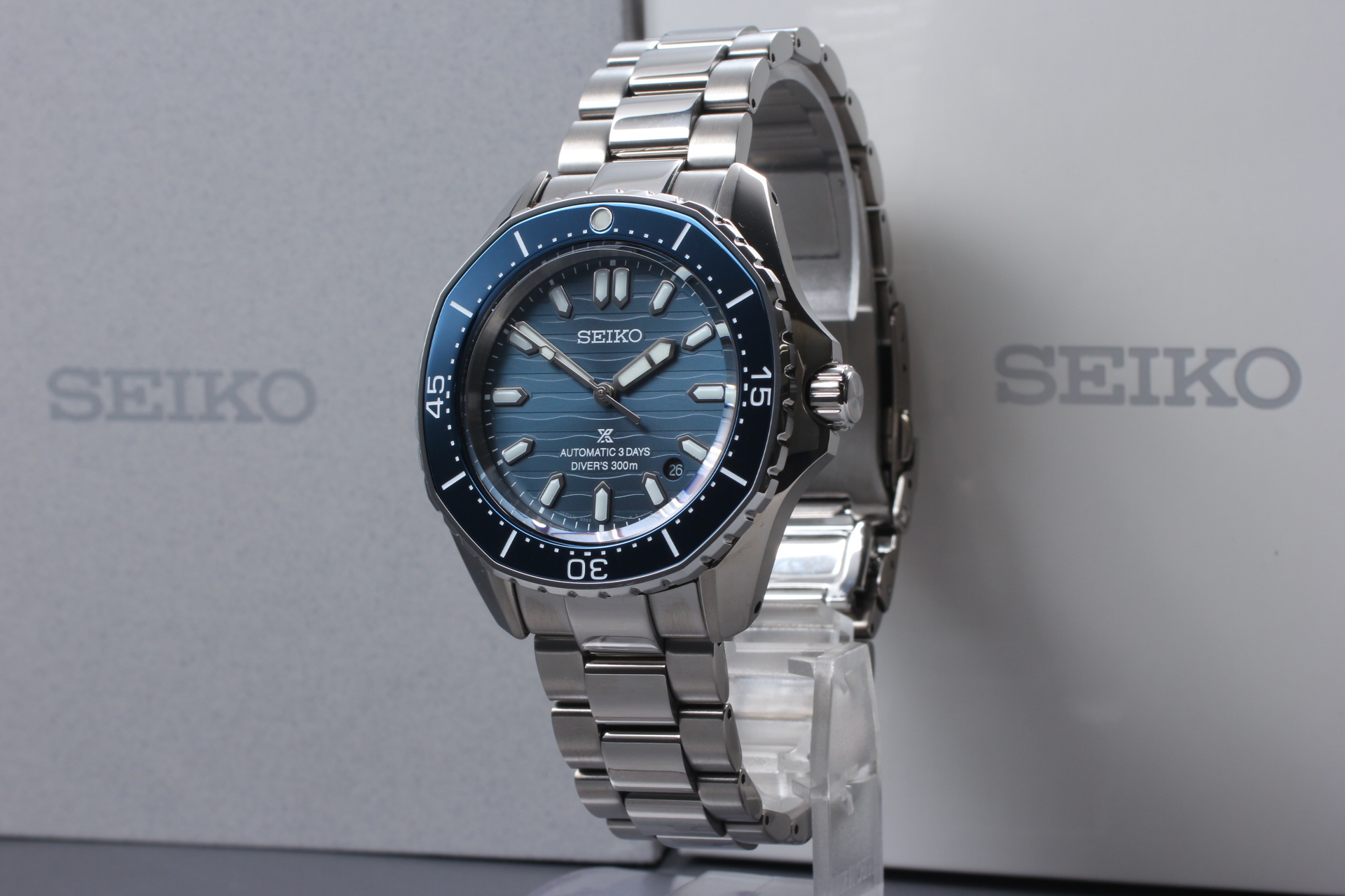 SEIKO Automatic Diver's 200m 腕時計 Box Paper] SEIKO Prospex Diver Scuba SBDC203 Automatic Date Watch