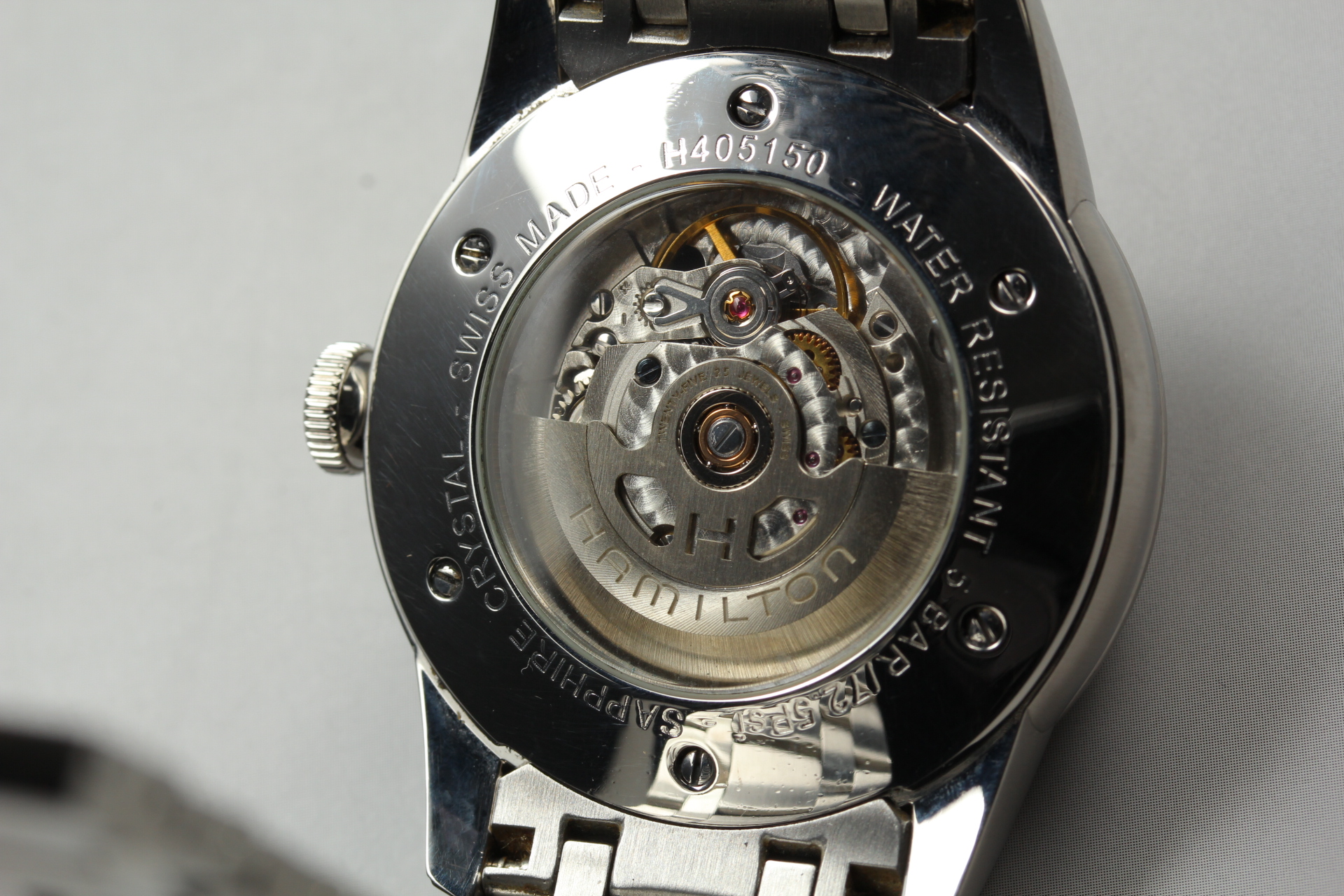 Hamilton American Classic Railroad H405150 Automatic Date Sapphire