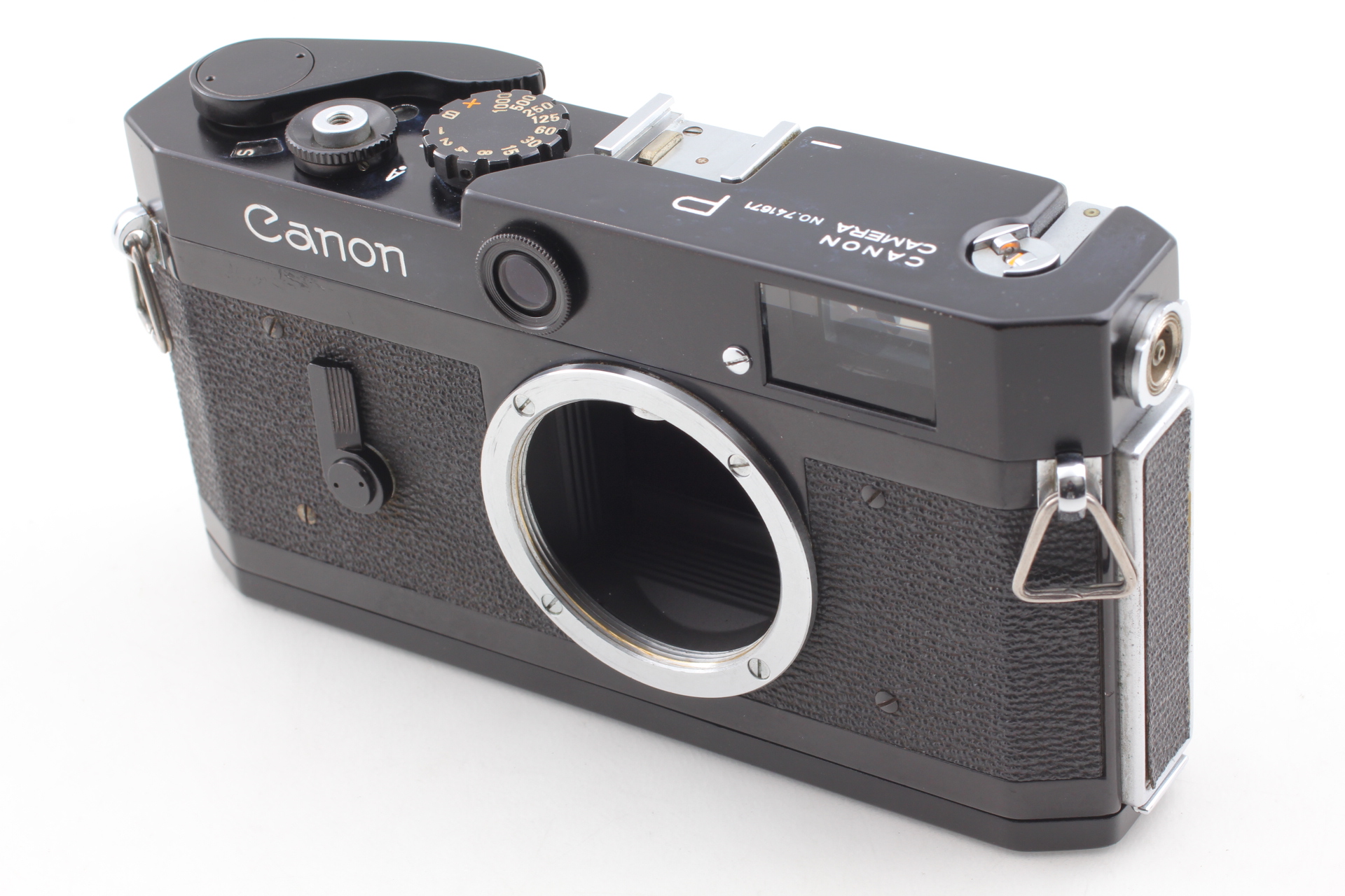 ▶️ [Near MINT w/Strap] Canon P Repaint Black Rangefinder Camera