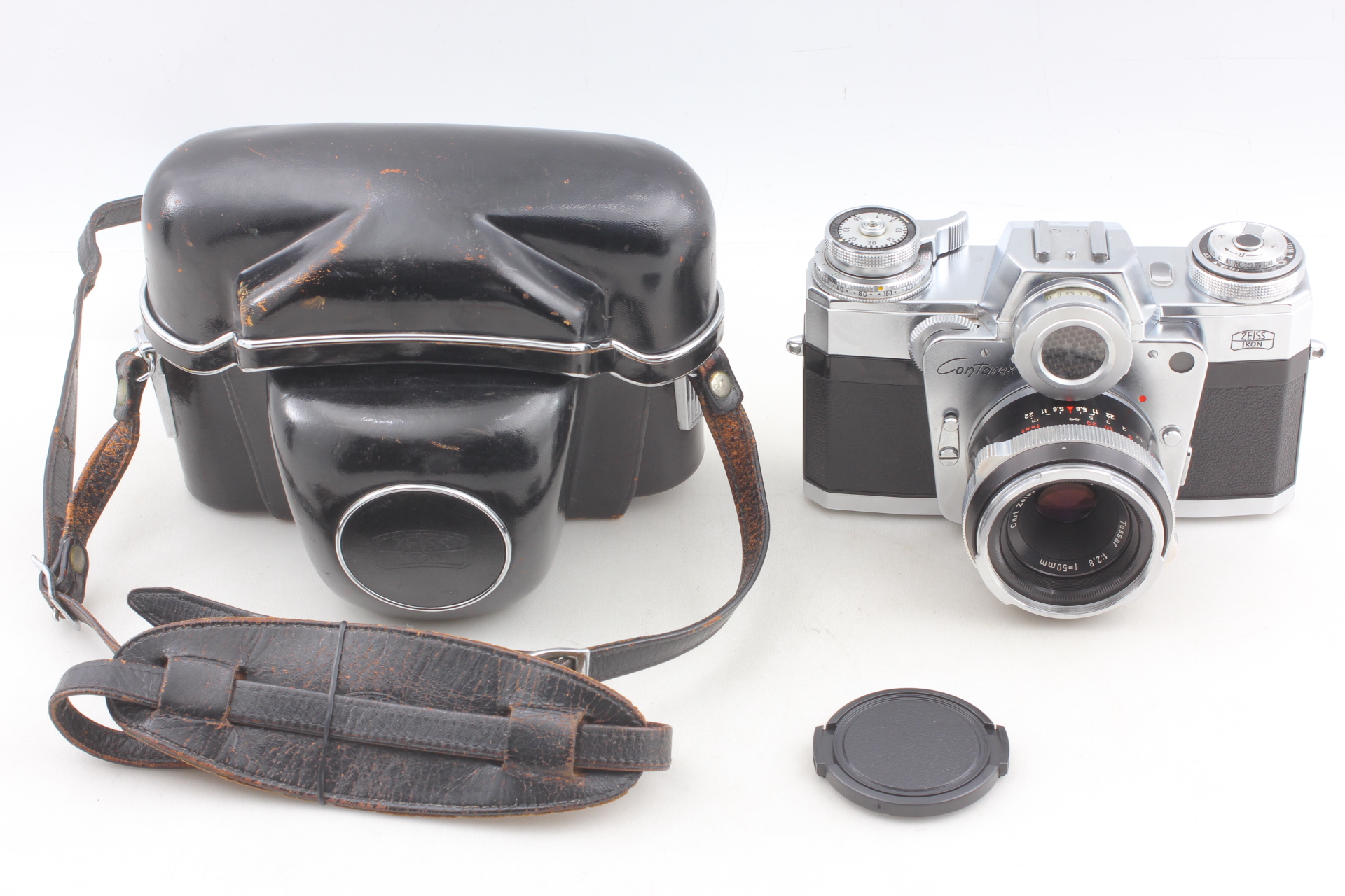 Almost MINT】 ZEISS Contarex I Bullseye Film Camera Tessar 50mm f