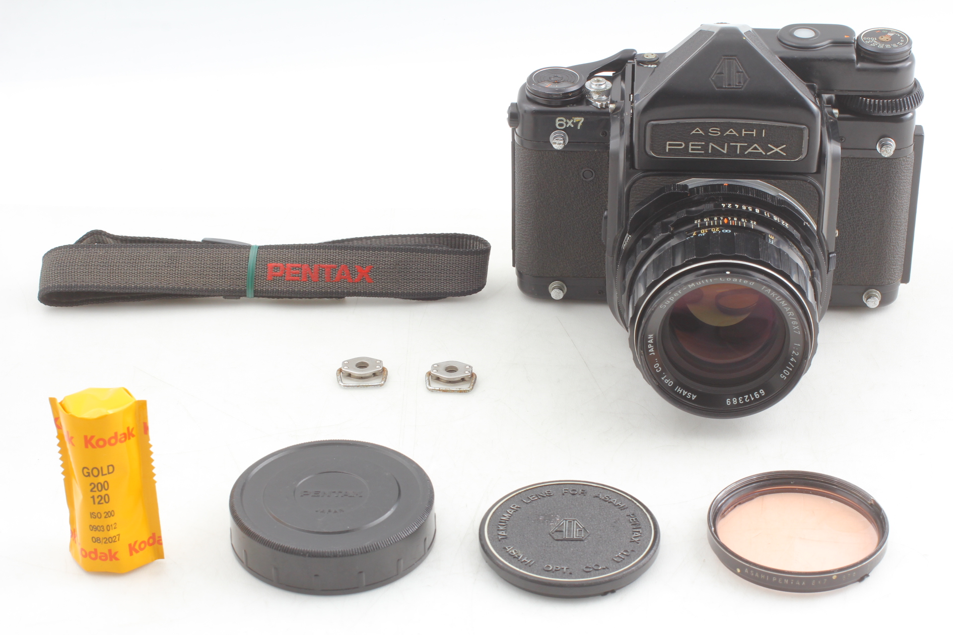 Pentax 0 105mm SMC Lens 6x7 ⁄ Takumar f2.4 F2.4 For Late T Near