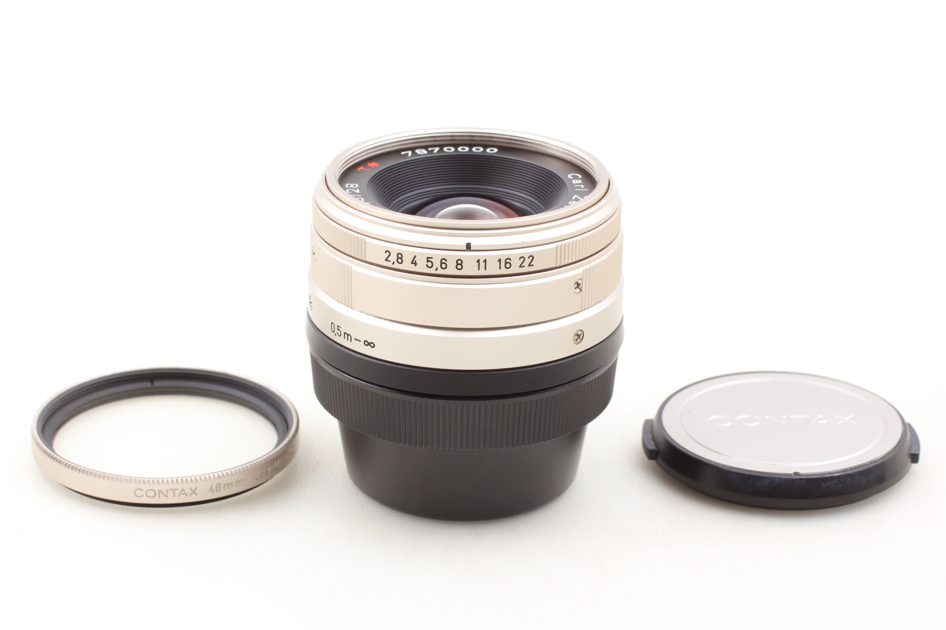 Top MINT w/Filter] Contax Carl Zeiss Biogon 28mm f2.8 Lens G1 G2