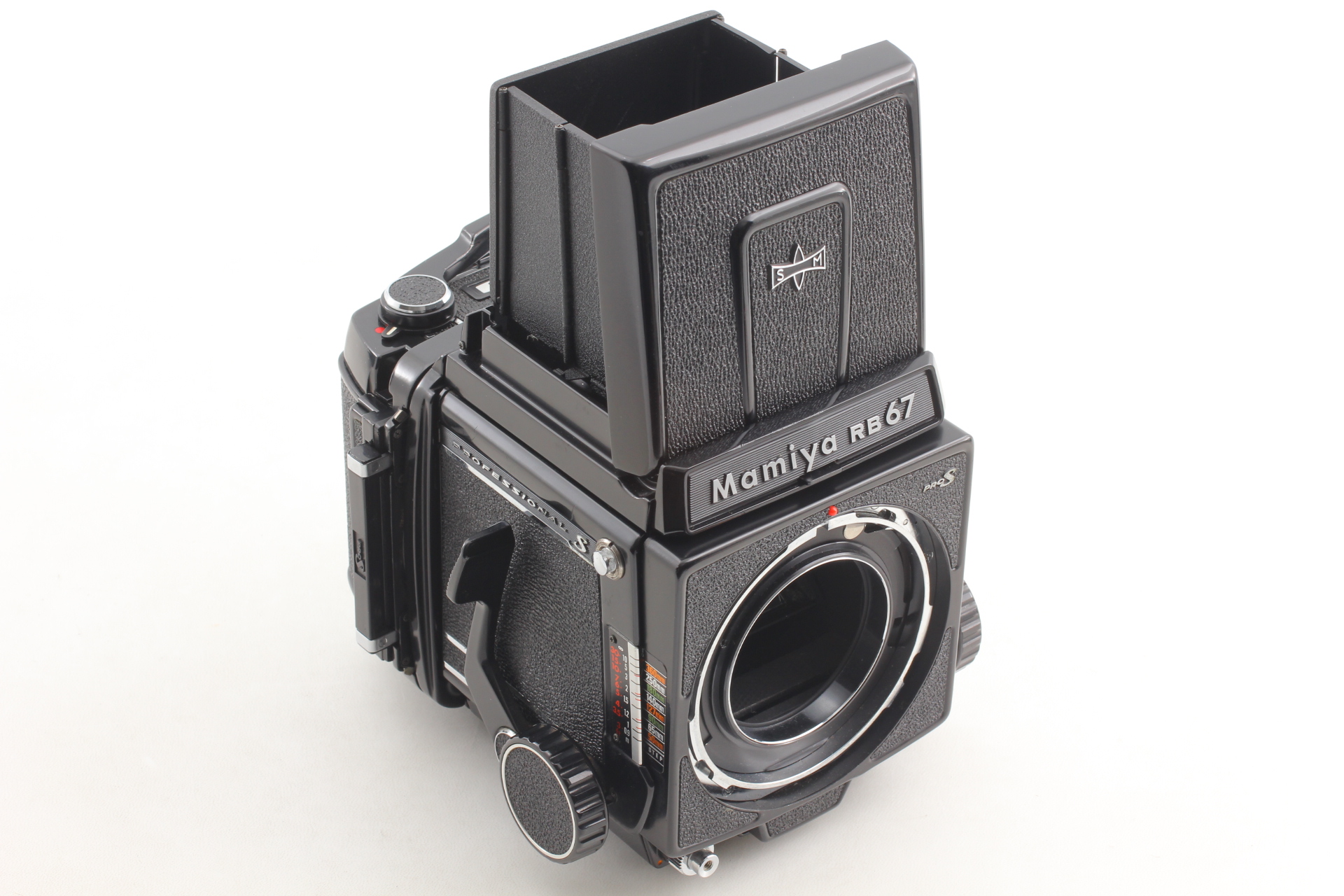 w/Hood [Near Mint++] Mamiya RB67 Pro S Film Camera NB 127mm f3.8