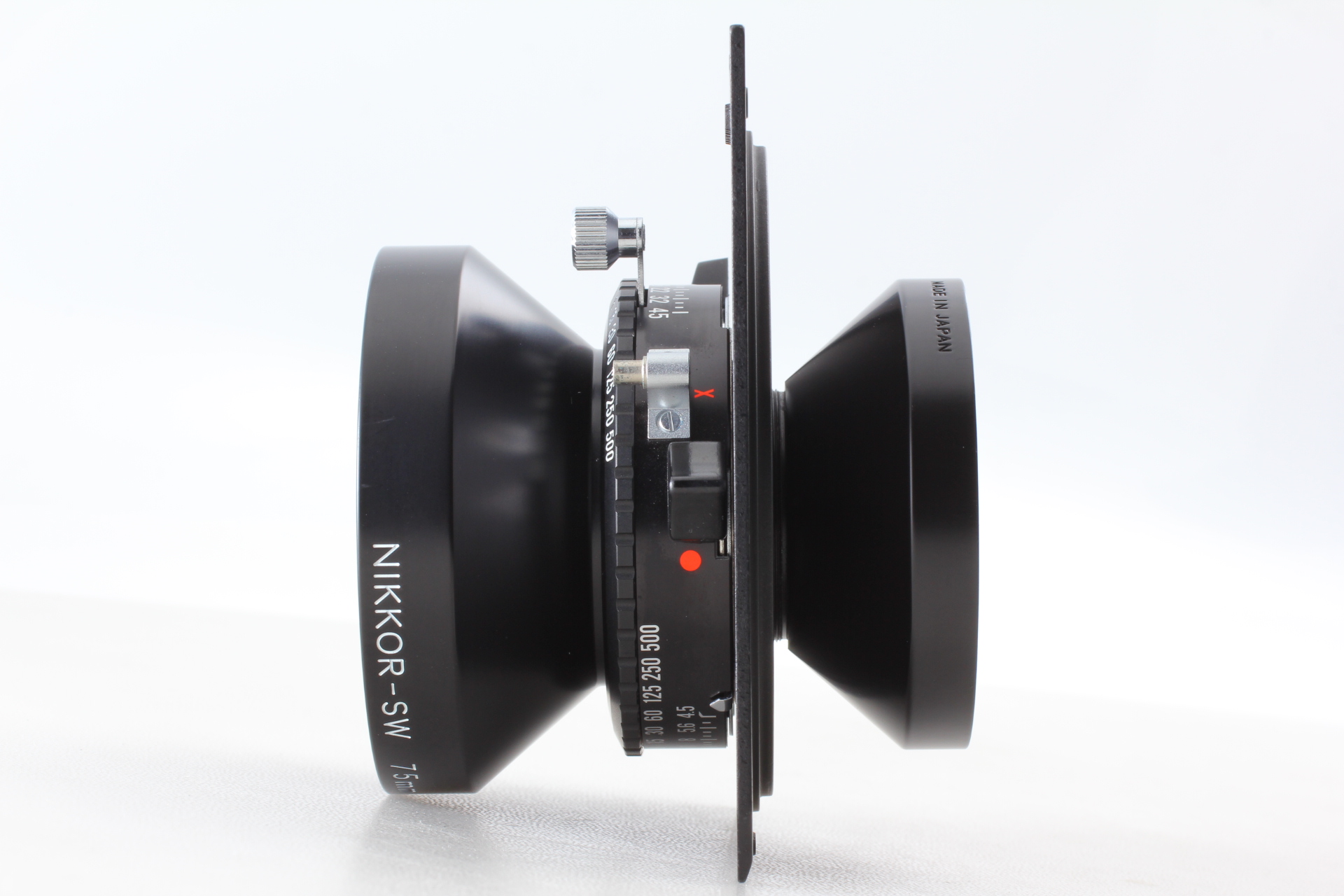 Nikon Nikkor SW 75mm 1:4.5 COPAL O レンズ Late [ TOP MINT in Box ] Nikon Nikkor SW 75mm f/4.5 S Large Format