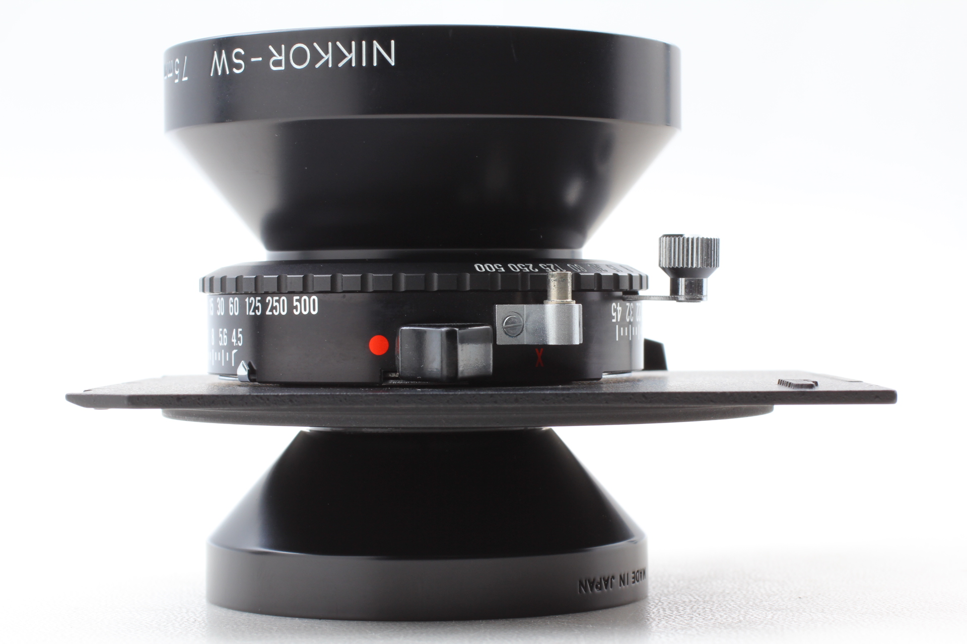 Late [ TOP MINT in Box ] Nikon Nikkor SW 75mm f/4.5 S Large Format