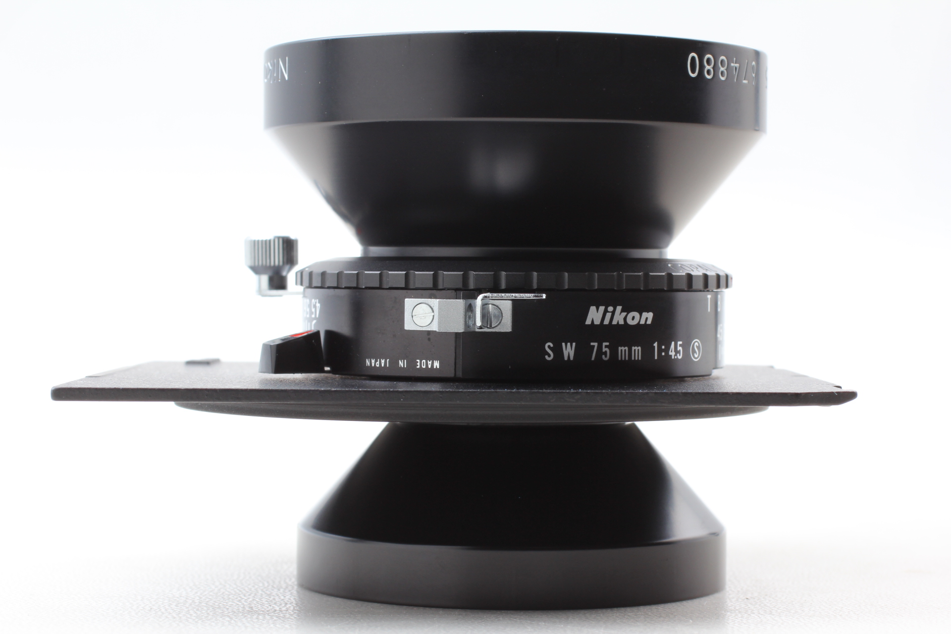 Late [ TOP MINT in Box ] Nikon Nikkor SW 75mm f/4.5 S Large Format