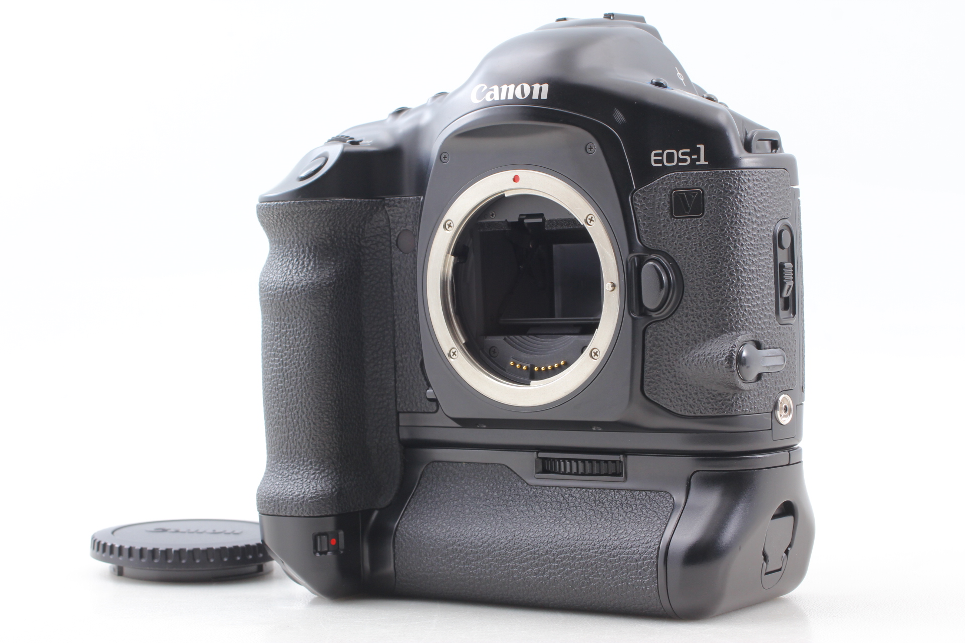 MINT- Count 156] Canon EOS-1V HS 35mm SLR Film Camera BP-E2 Power