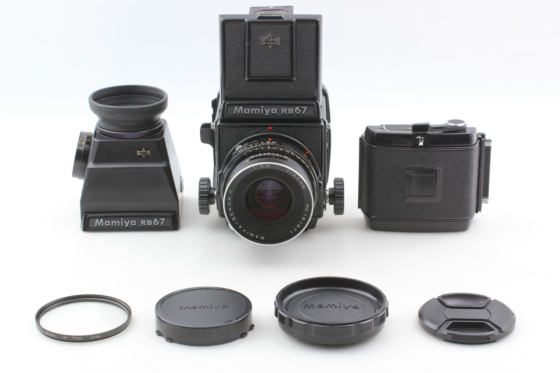 w/CDS Finder [Near Mint] Mamiya RB67 Pro Film Camera C 90mm f3.8