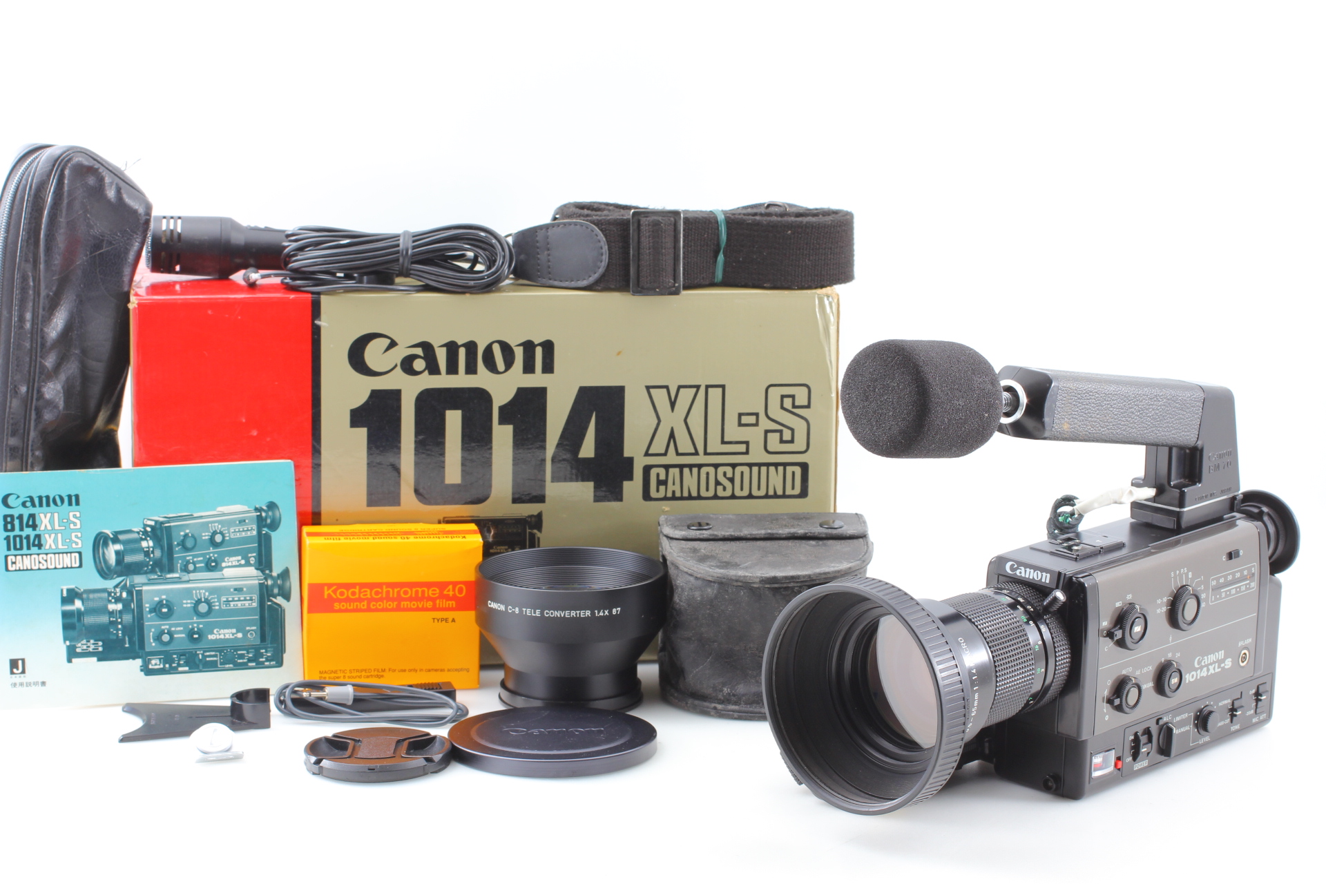 CLA'd [MINT in BOX] Canon 1014XL-S Super 8 Cine Camera 6.5-65mm f