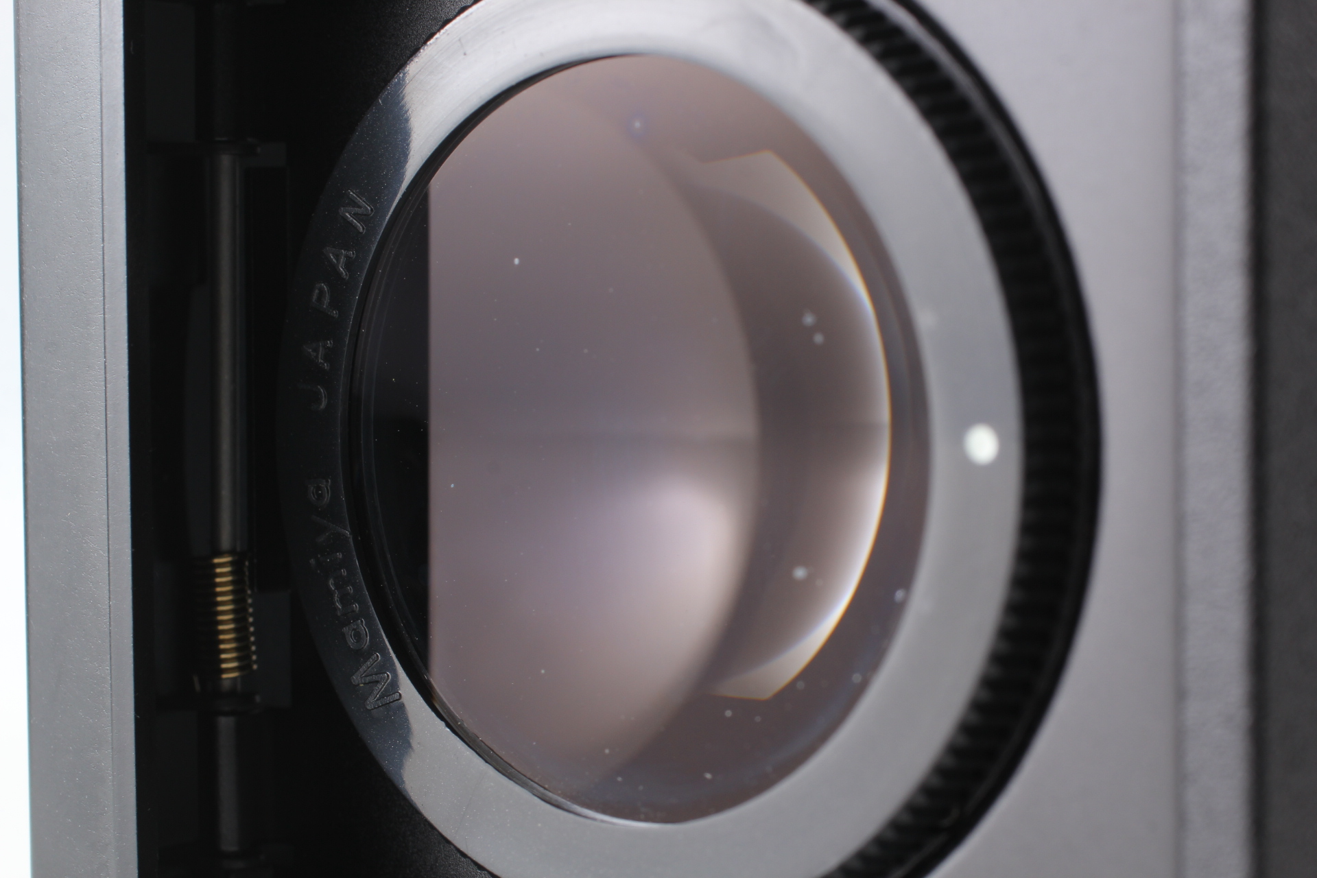 Pro F Blue Dot [MINT w/Grip] Mamiya C220 TLR Camera 65mm f3.5 Lens
