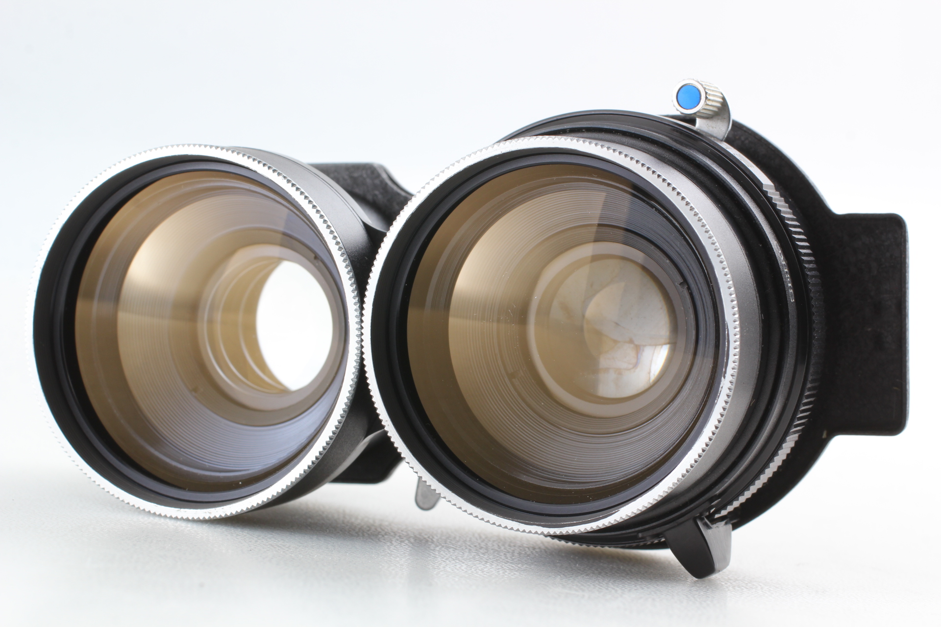 Mamiya 65mmf3.5 ブルードット Pro F Blue Dot [MINT w/Grip] Mamiya C220 TLR Camera 65mm f3.5 Lens
