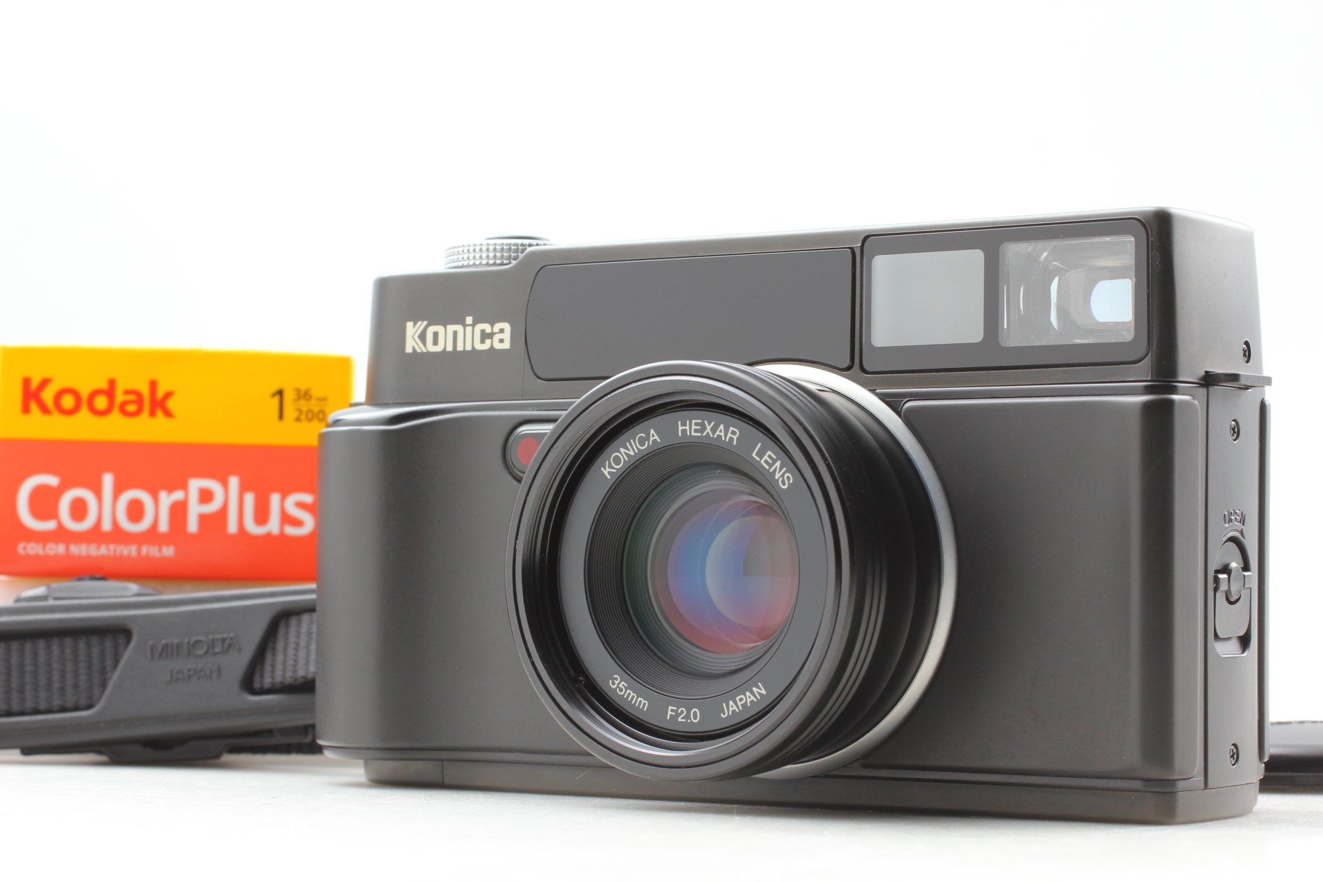 MINT w/ Strap] Konica Hexar Film Camera AF Black 35mm f/2.0 From