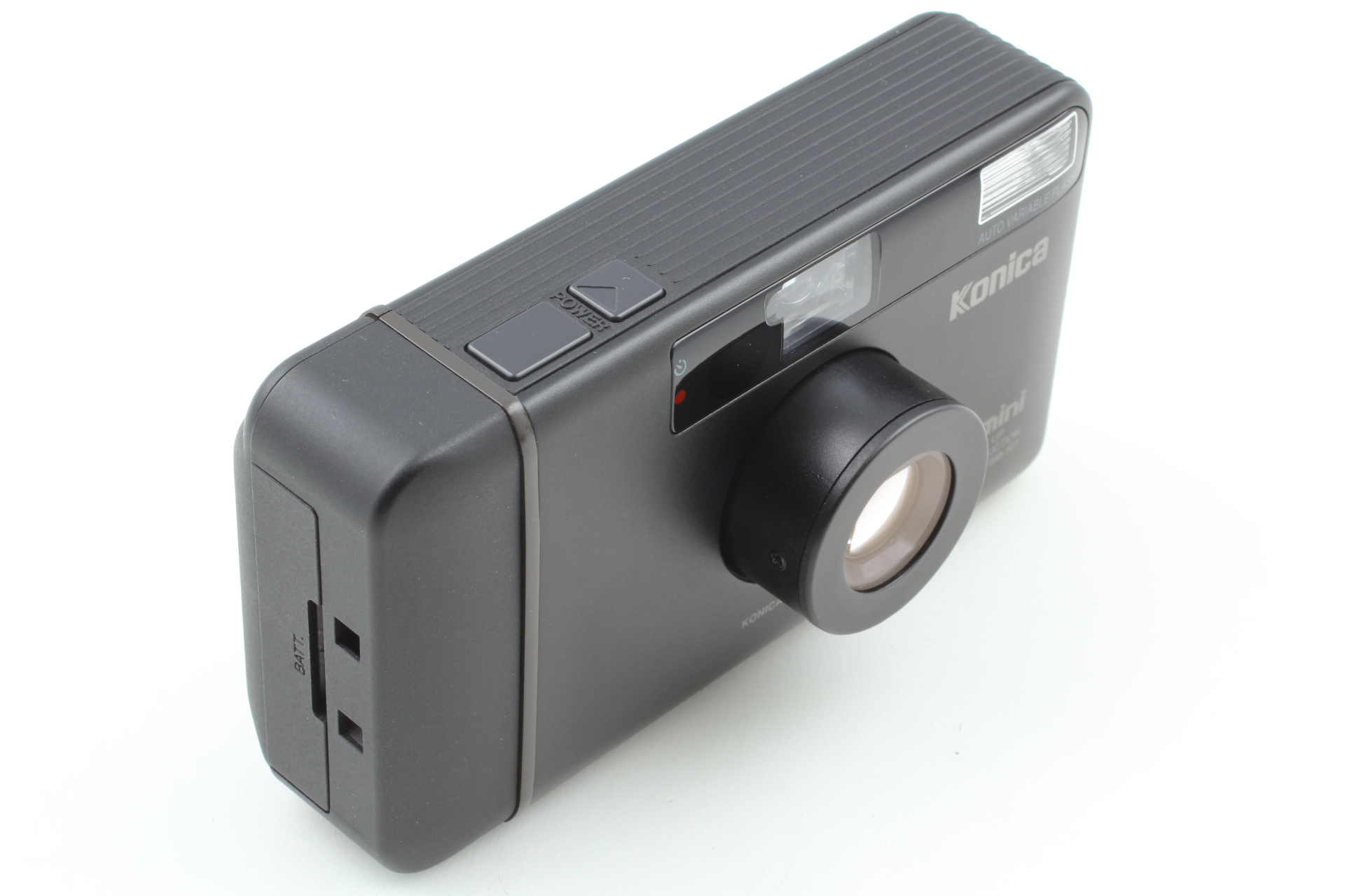 Almost MINT w/ Strap Pouch】 Konica Big Mini BM-301 Black Film