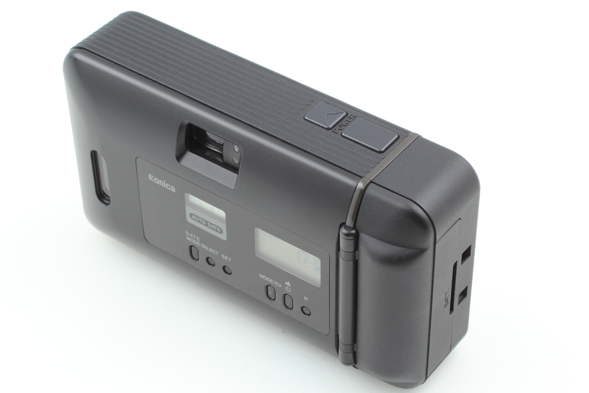 Almost MINT w/ Strap Pouch】 Konica Big Mini BM-301 Black Film